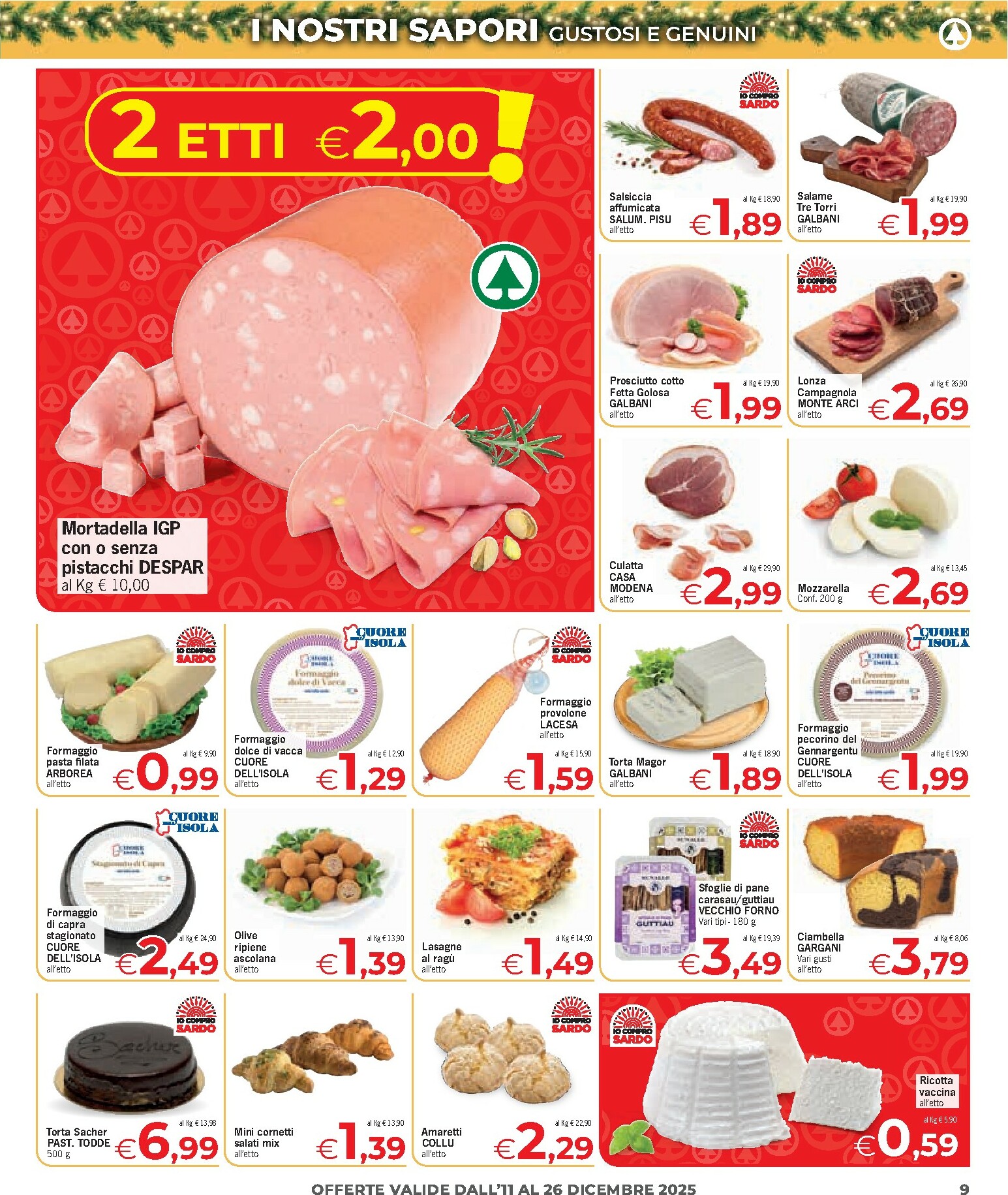 despar - Volantino Despar - Offerte di Buone Feste valido dal 11/12 al 26/12 - page: 9