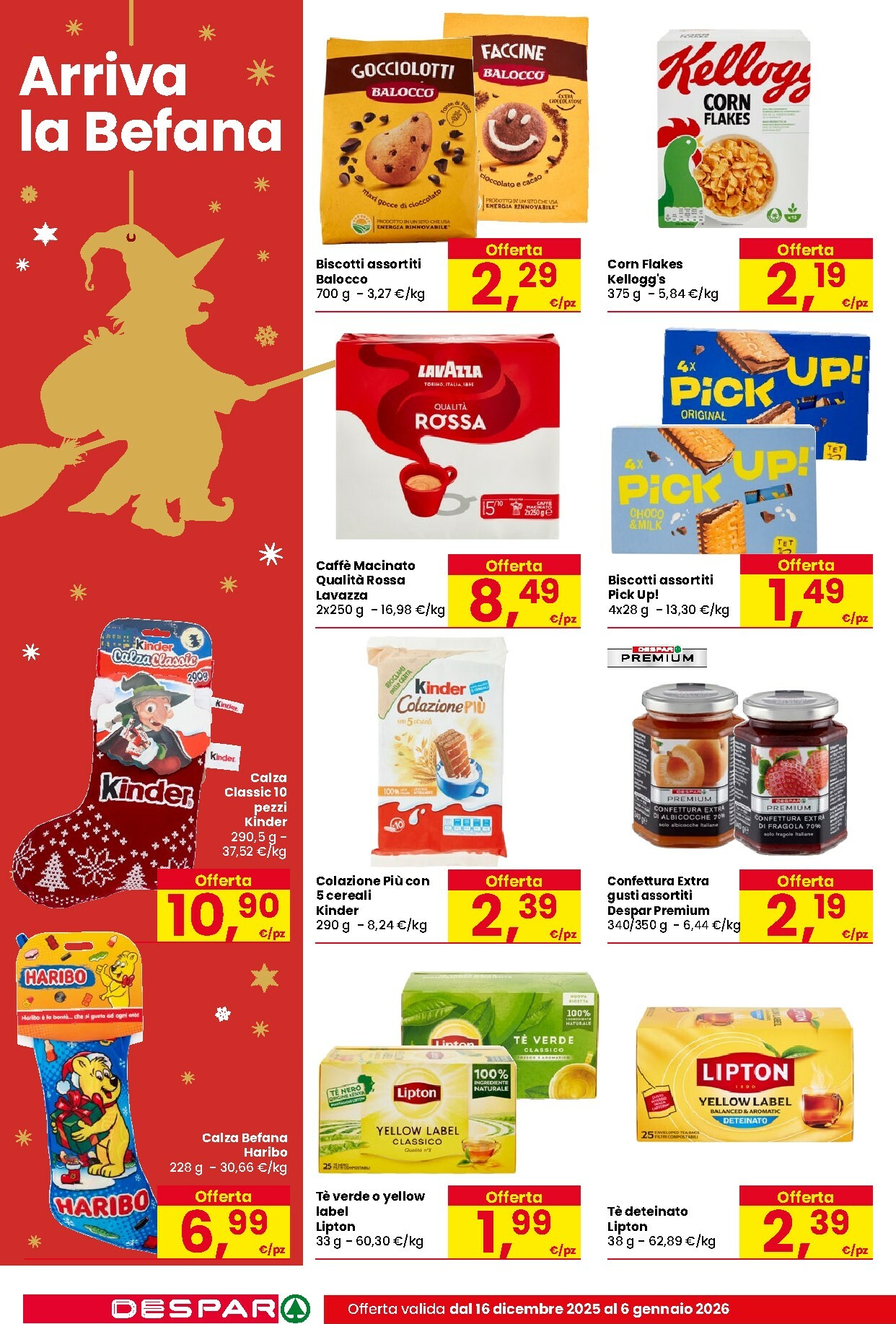despar - Volantino Despar valido dal 16/12 al 06/01 - page: 16