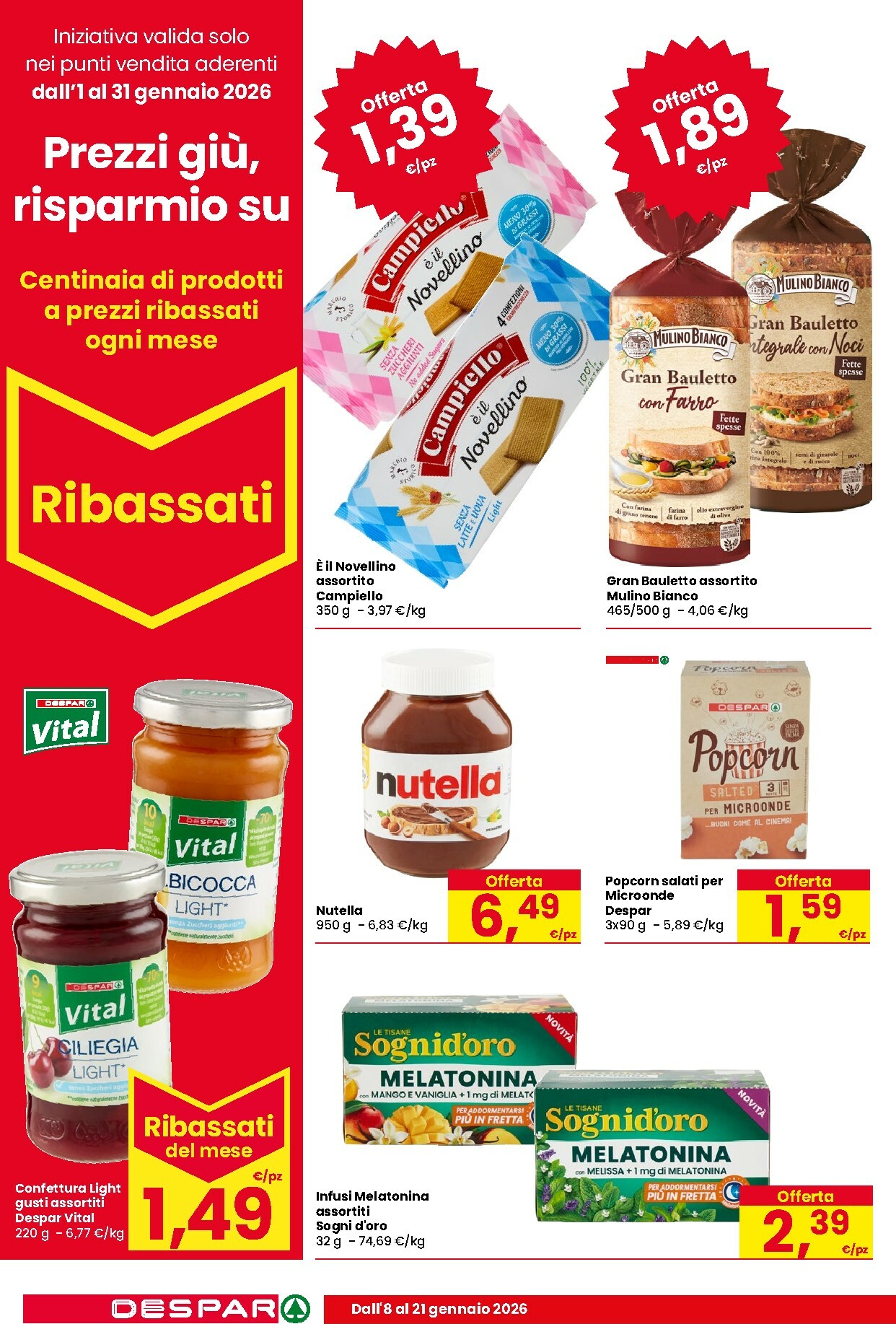despar - Volantino Despar valido dal 08/01 al 21/01 - page: 16