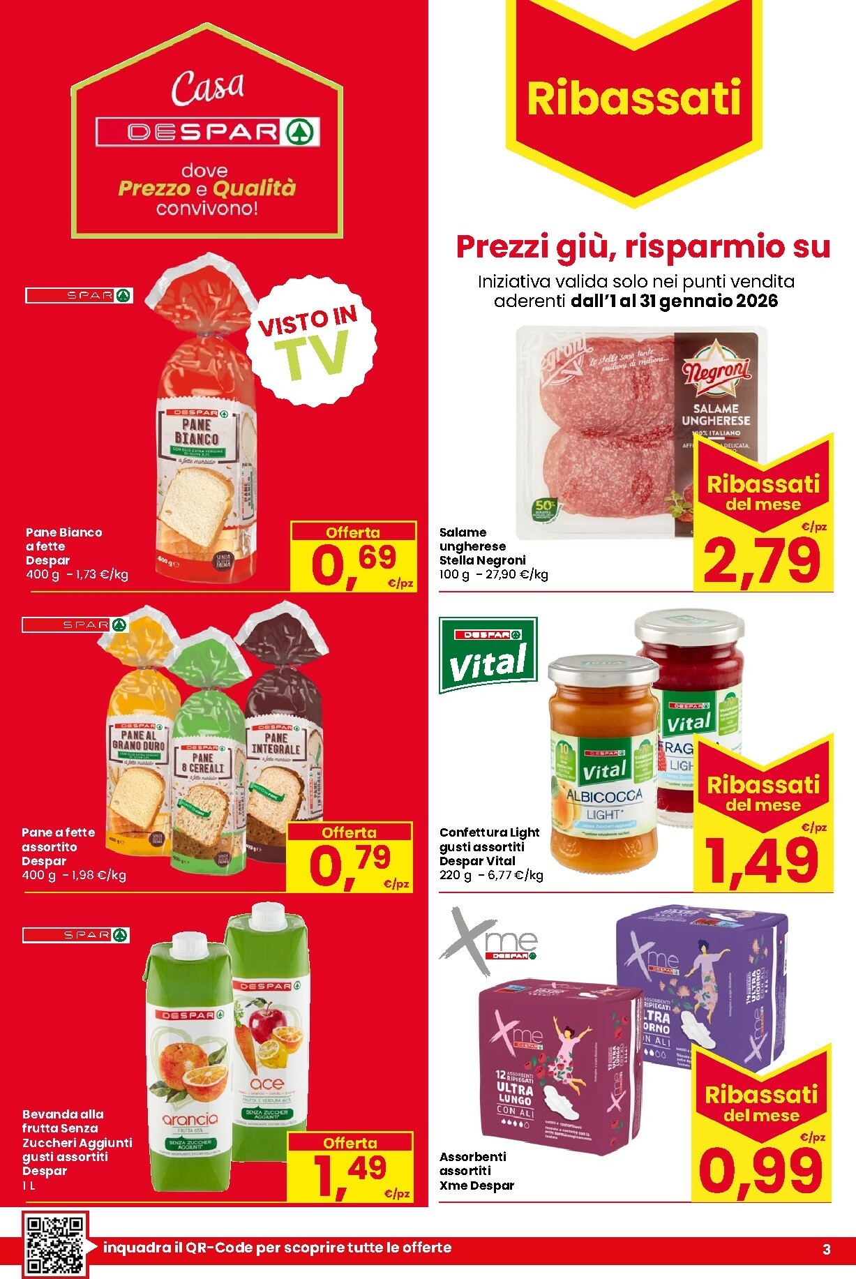 despar - Volantino Despar valido dal 22/01 al 04/02 - page: 3