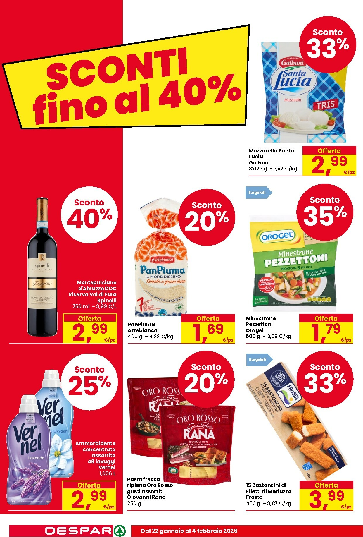 despar - Volantino Despar valido dal 22/01 al 04/02 - page: 4