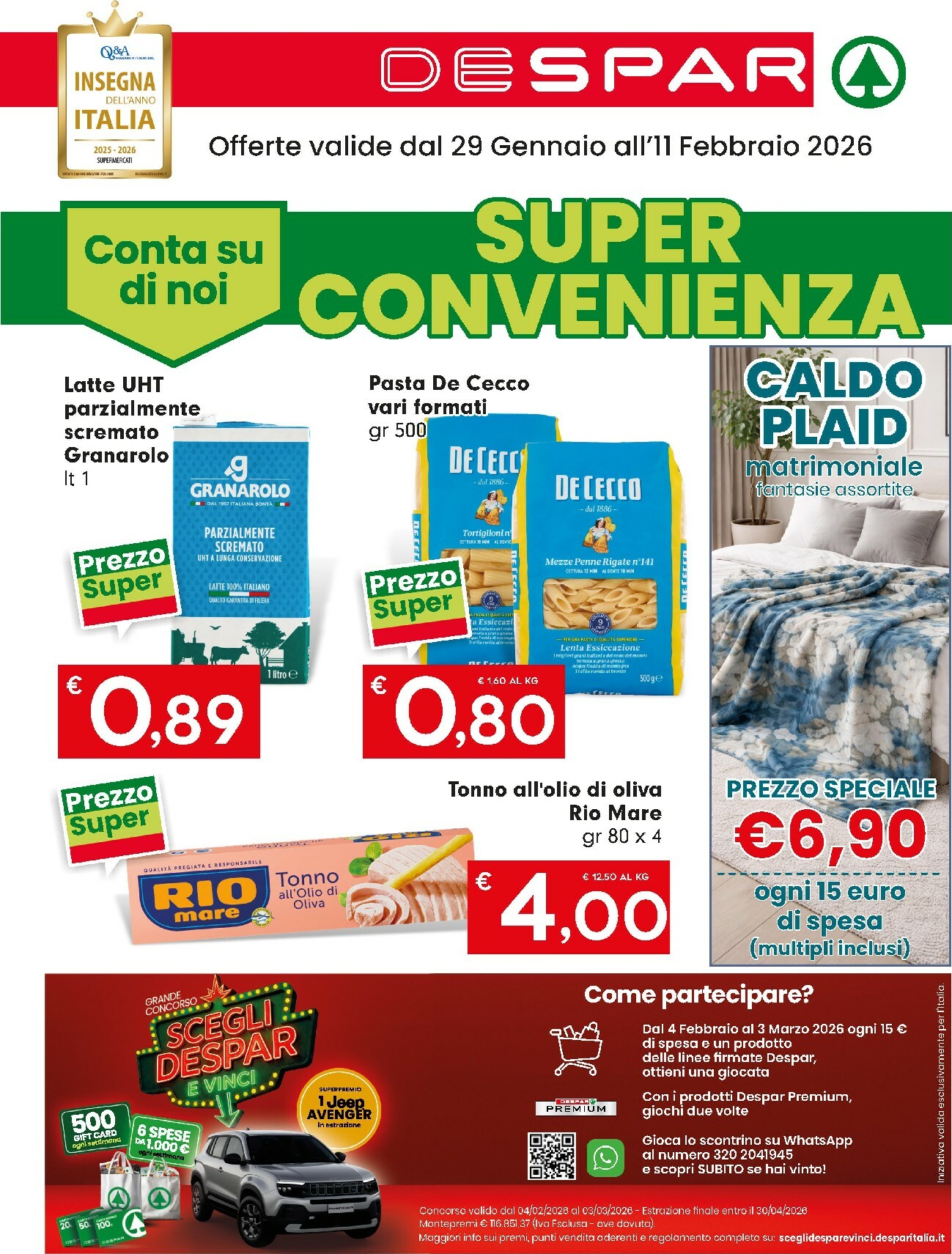 despar - Volantino Despar - Vercelli valido dal 29/01 al 11/02