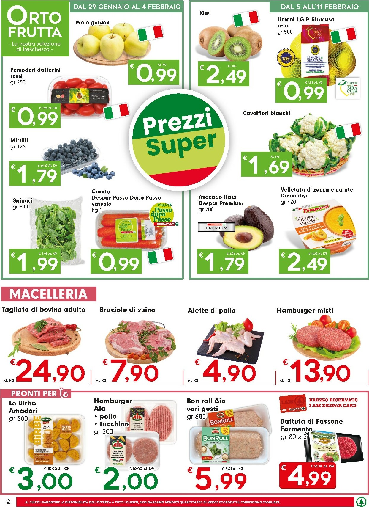 despar - Volantino Despar - Vercelli valido dal 29/01 al 11/02 - page: 2