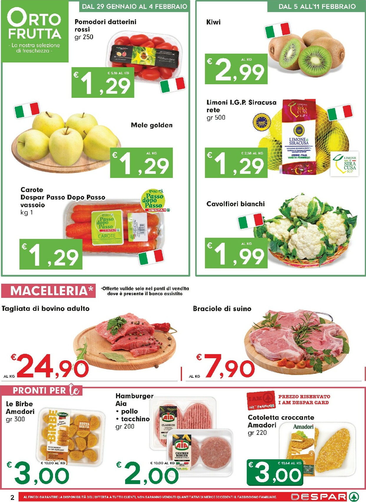 despar - Volantino Despar - Express valido dal 29/01 al 11/02 - page: 2
