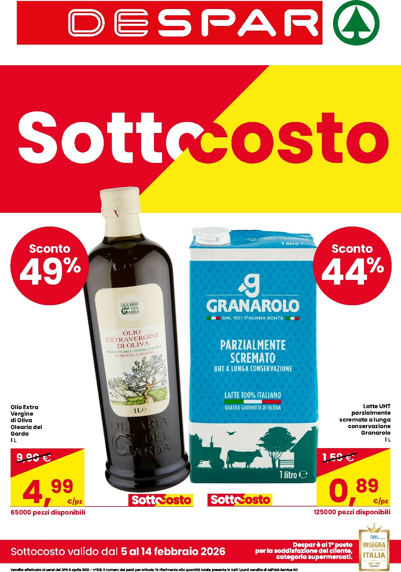 despar - Volantino Despar valido dal 05/02/2026 al 14/02/2026