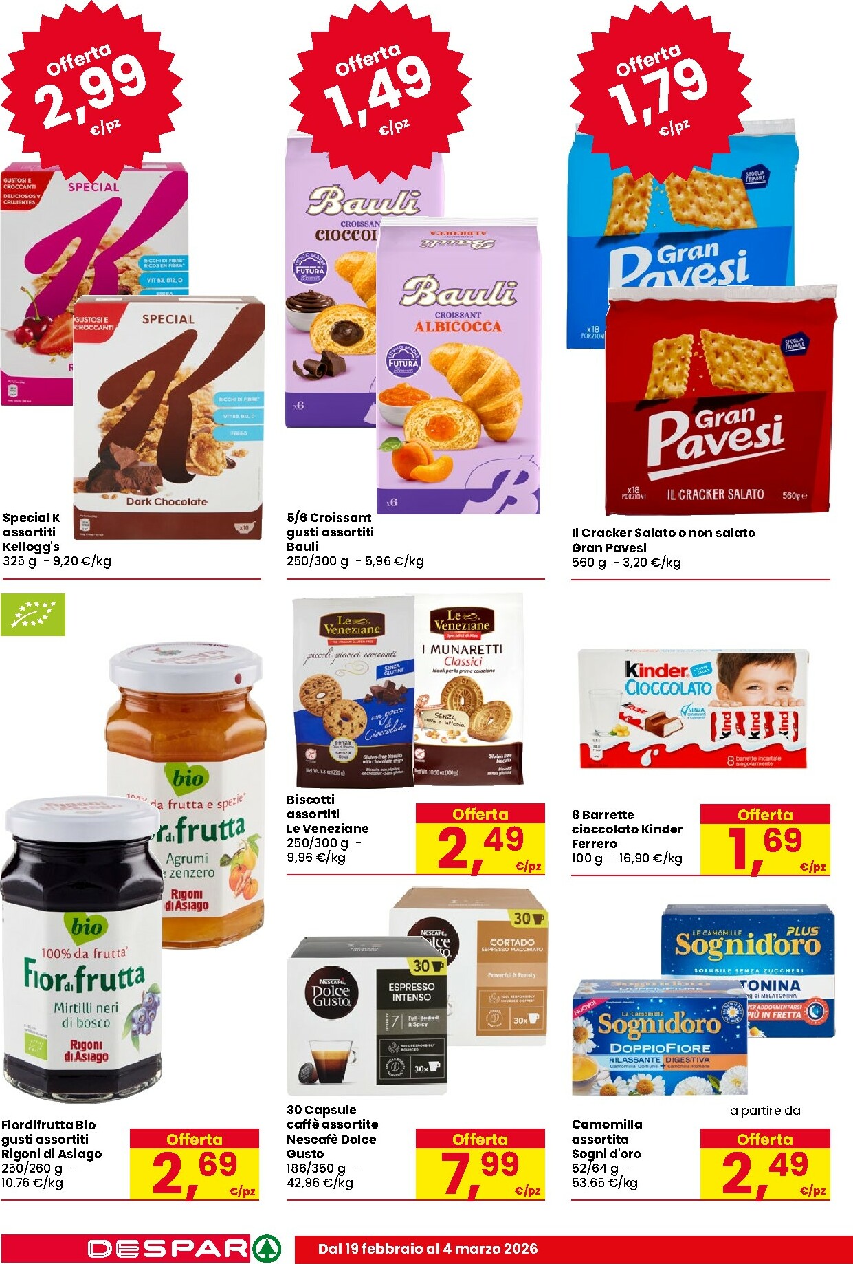 despar - Volantino Despar valido dal 19/02/2026 al 04/03/2026 - page: 14