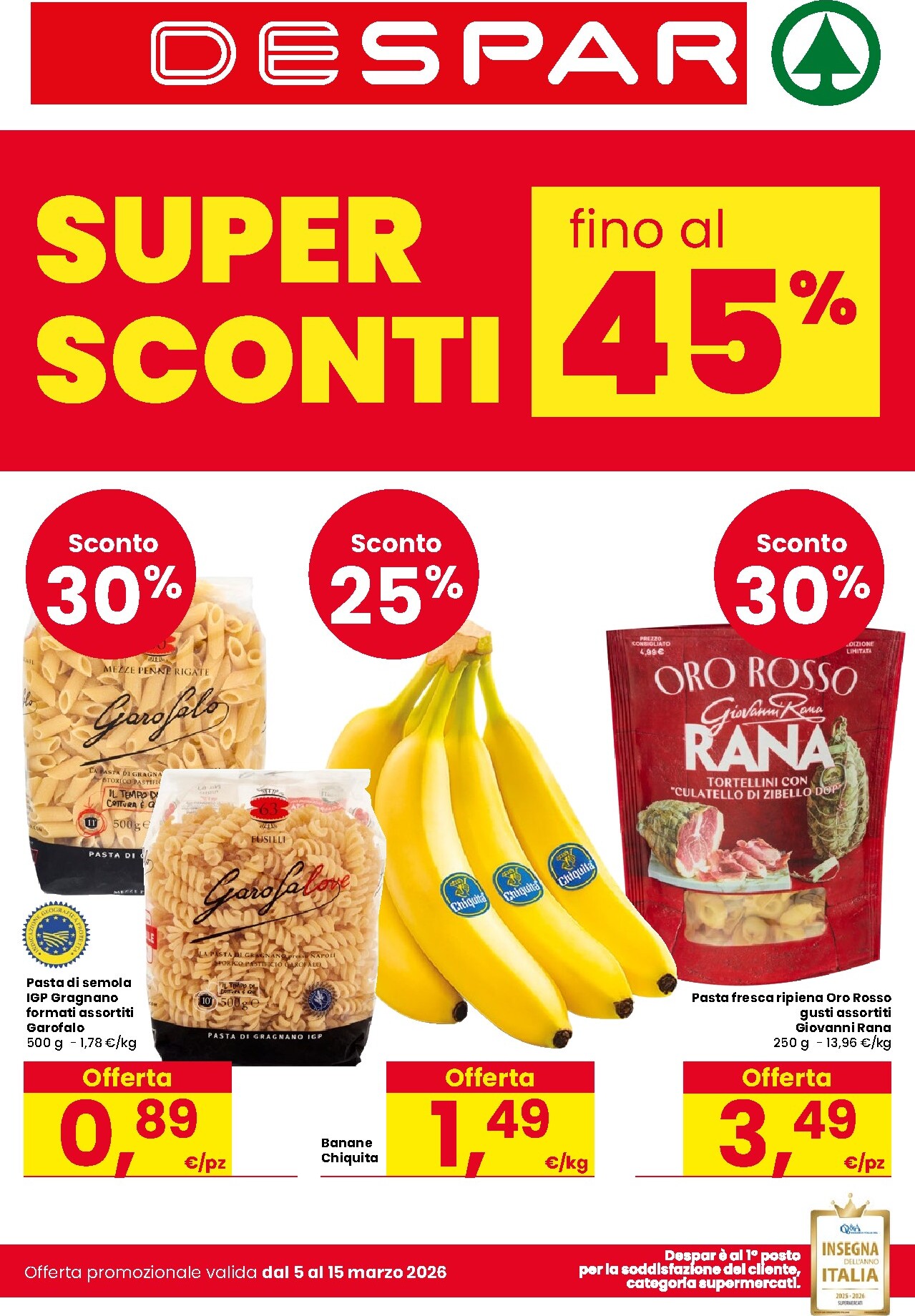 despar - Volantino Despar valido dal 05/03/2026 al 15/03/2026 - page: 1