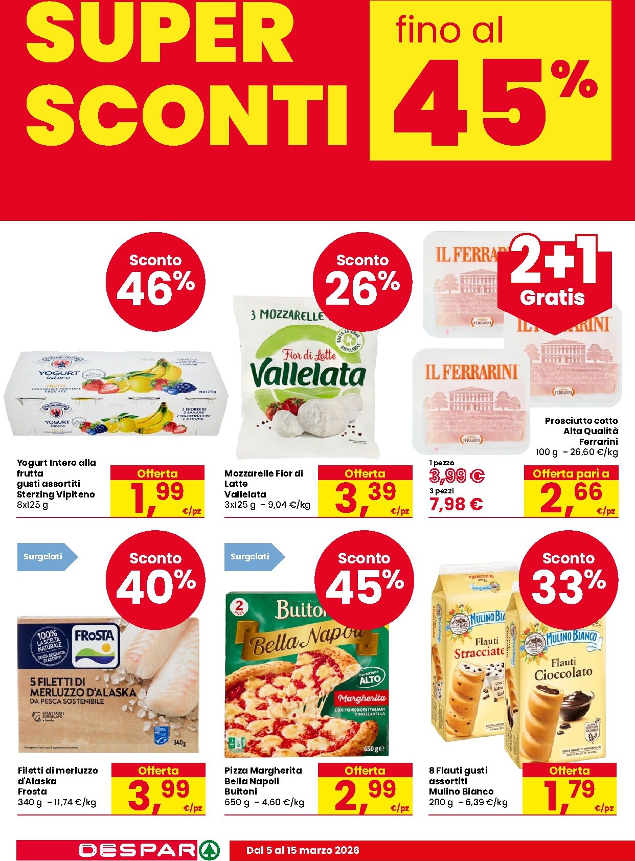 despar - Volantino Despar valido dal 05/03/2026 al 15/03/2026 - page: 4