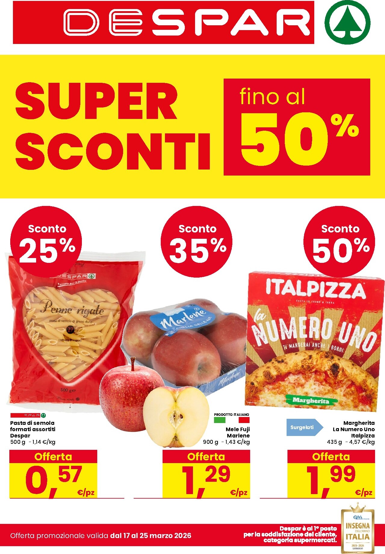 despar - Volantino Despar valido dal 17/03/2026 al 25/03/2026