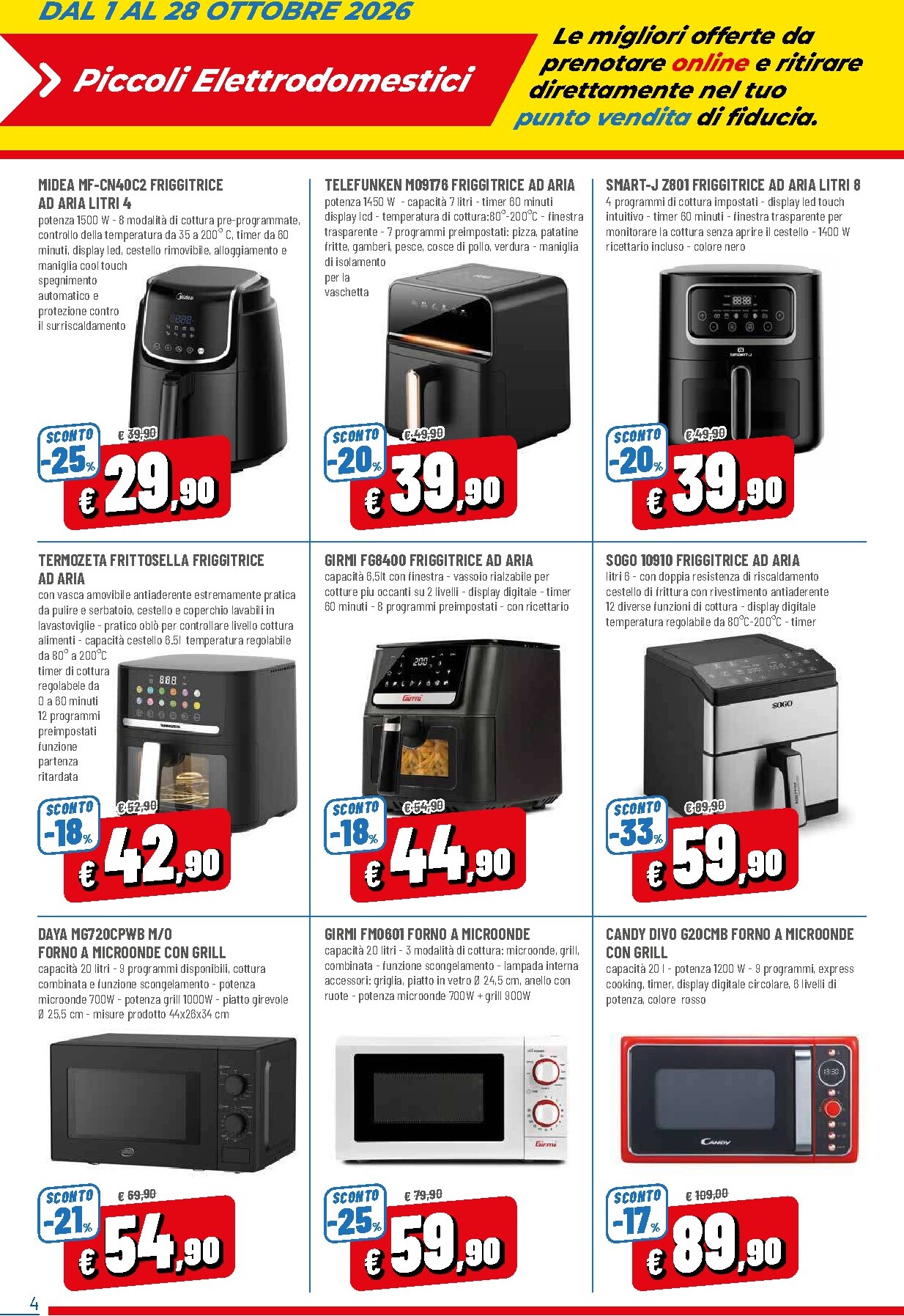 dpiu - Volantino futuro DPiù - Solo Online valido dal giovedì 01/10/2026 al mercoledì 28/10/2026 - page: 4
