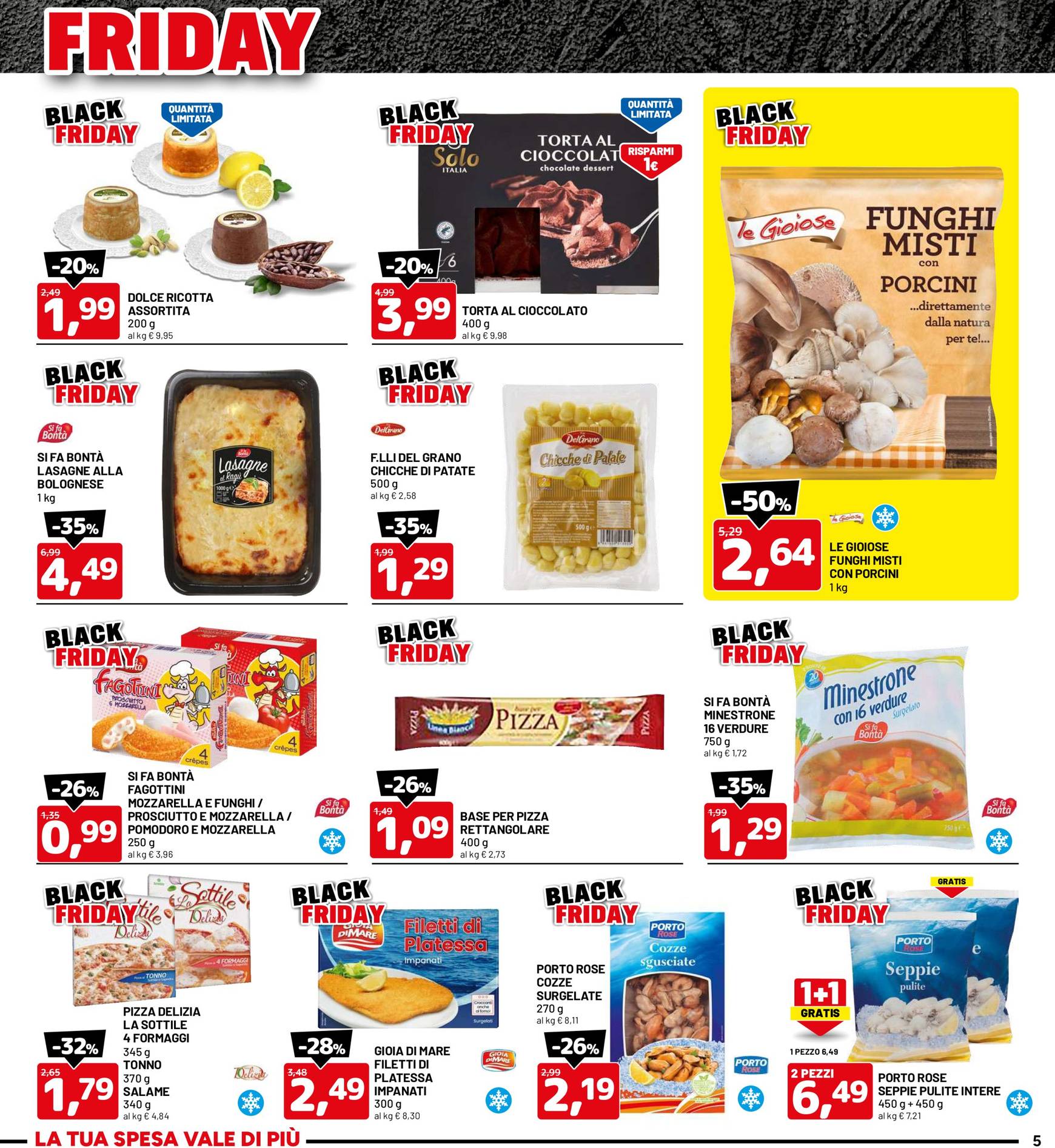 dpiu - Volantino DPiù - Black Friday valido dal 18.11. al 01.12. - page: 5