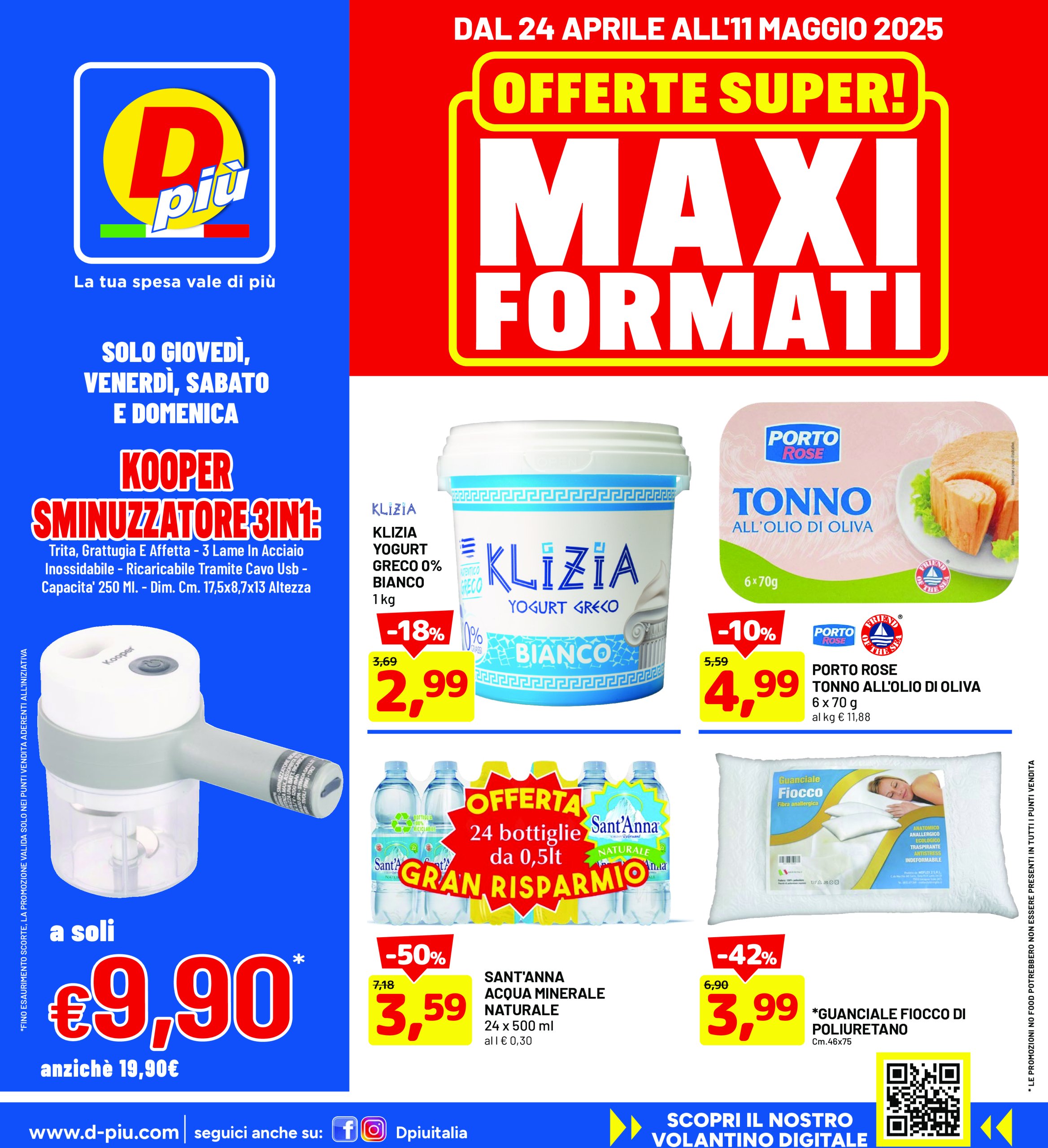 dpiu - Volantino DPiù valido dal 24/04 al 11/05