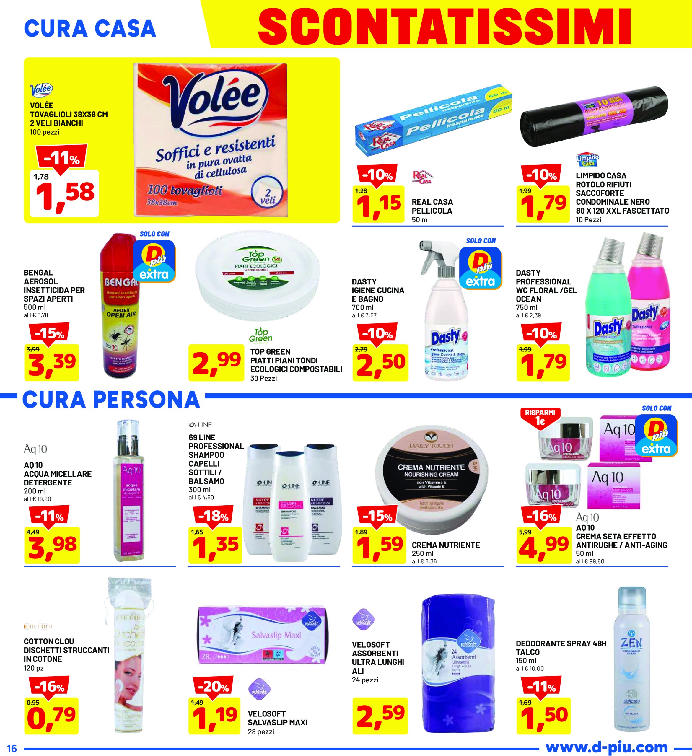 dpiu - Volantino DPiù valido dal 12/05 al 25/05 - page: 16