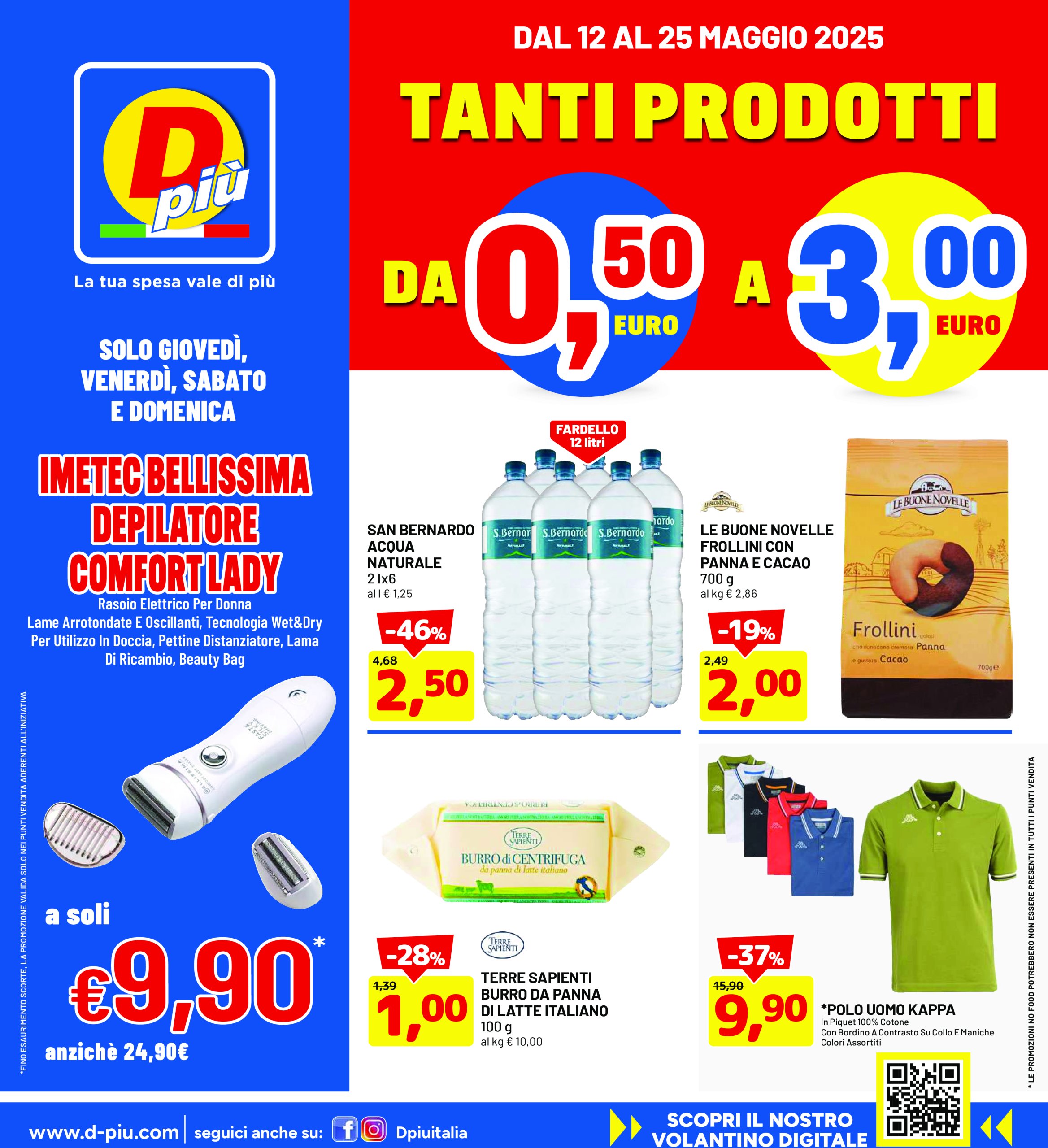 dpiu - Volantino DPiù valido dal 12/05 al 25/05