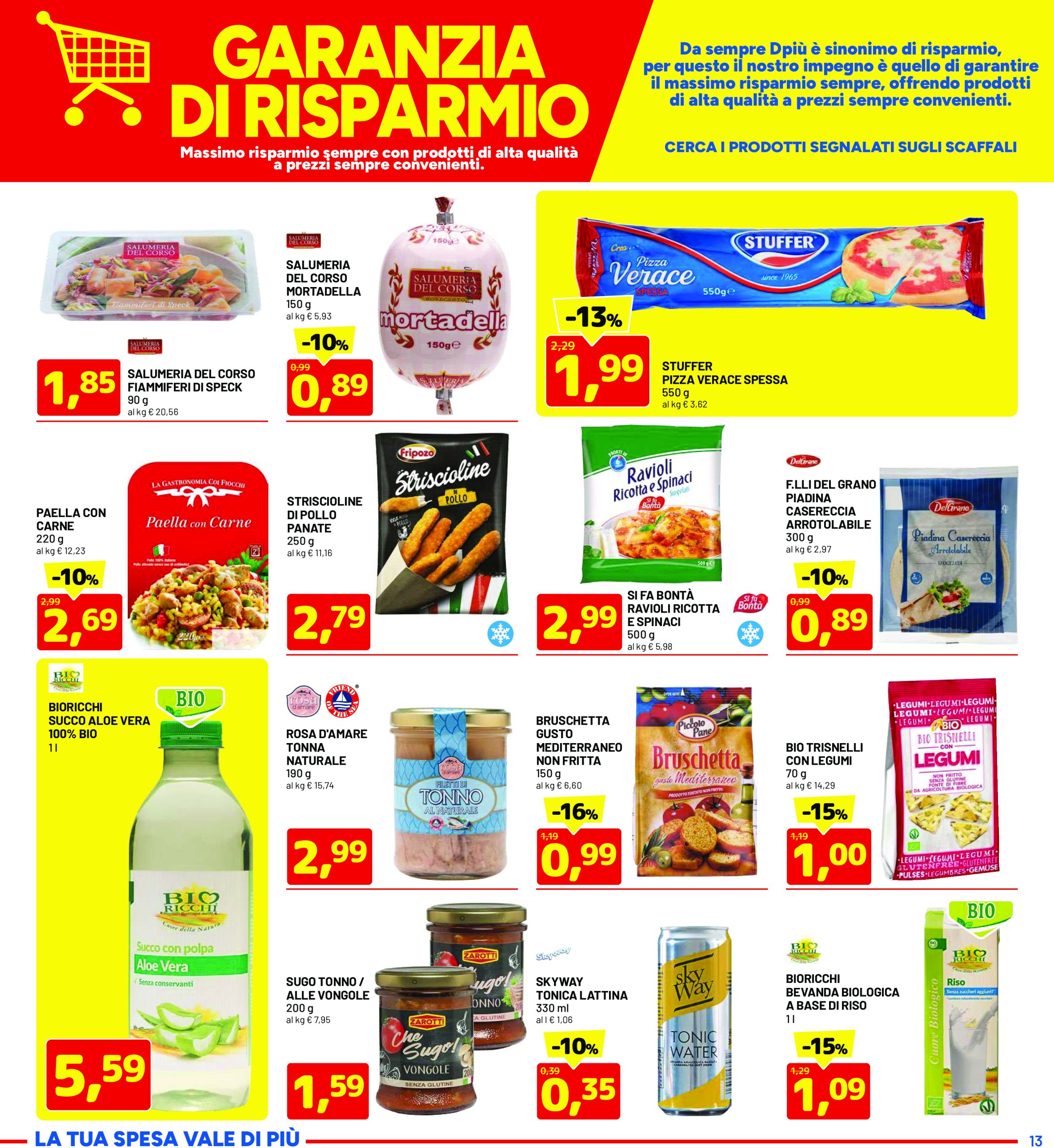 dpiu - Volantino DPiù valido dal 12/05 al 25/05 - page: 13