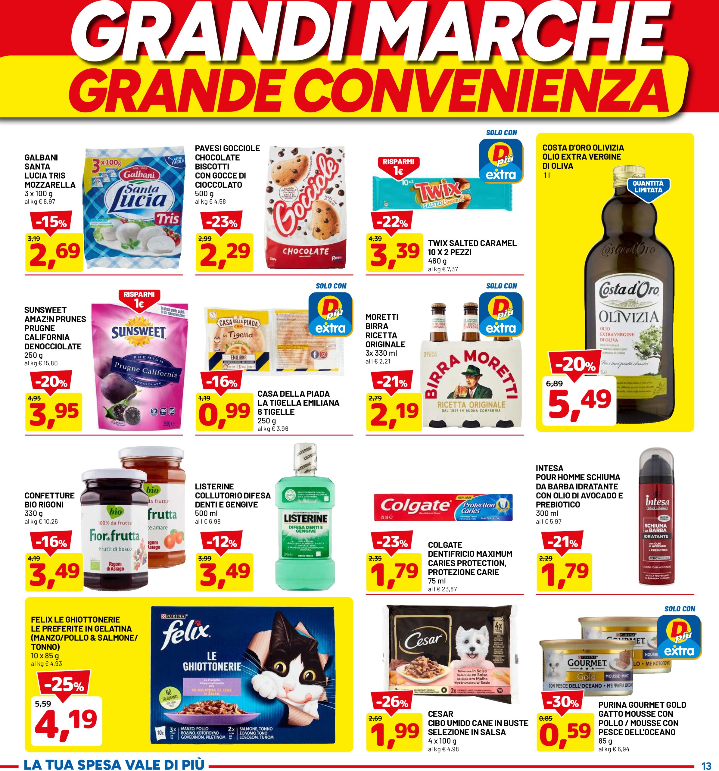 dpiu - Volantino DPiù valido dal 26/05 al 08/06 - page: 13