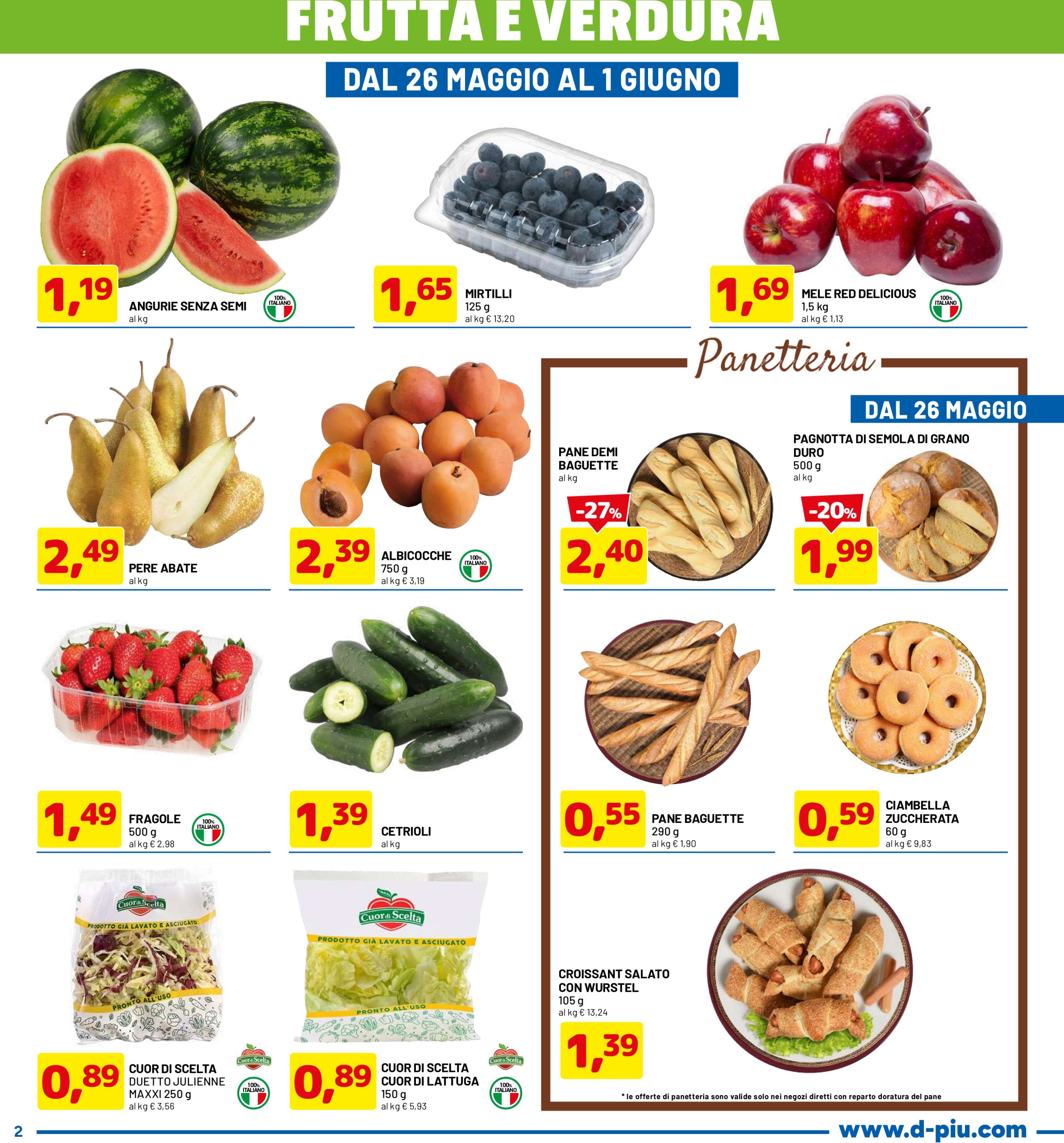 dpiu - Volantino DPiù valido dal 26/05 al 08/06 - page: 2