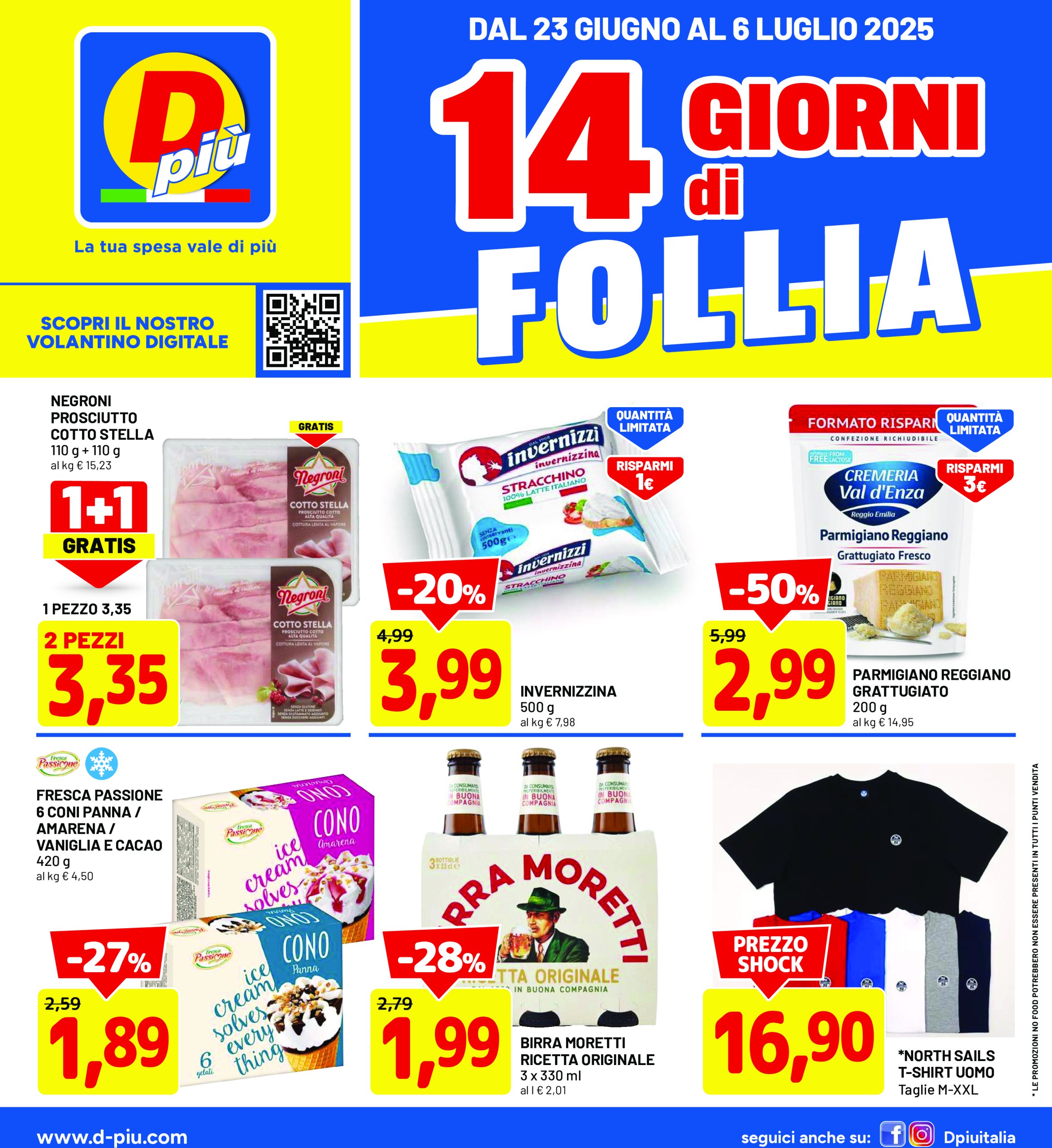dpiu - Volantino DPiù valido dal 23/06 al 06/07