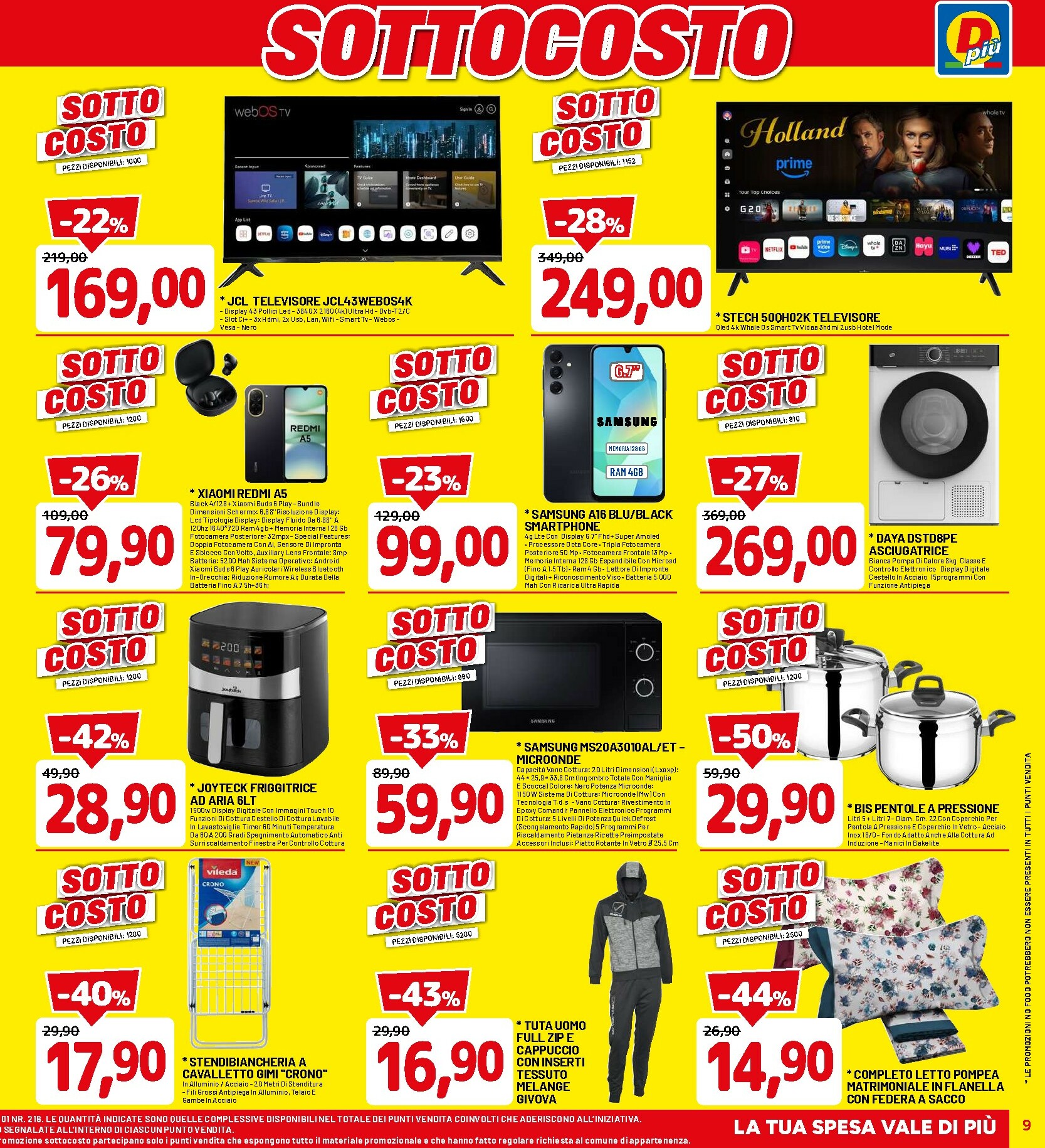 dpiu - Volantino DPiù valido dal 06/11 al 15/11 - page: 9