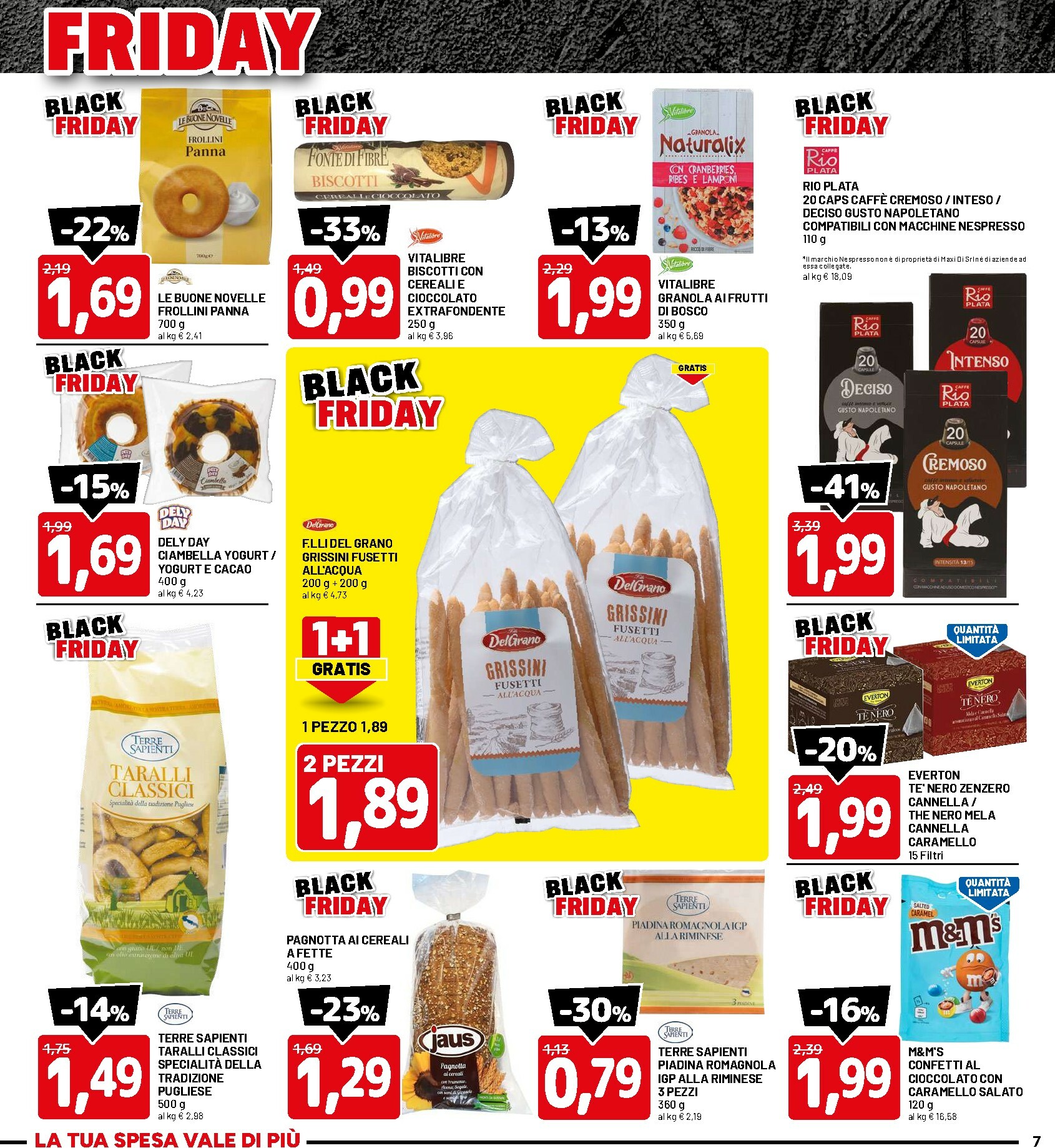 dpiu - Volantino DPiù - Black Friday valido dal 17/11 al 30/11 - page: 7