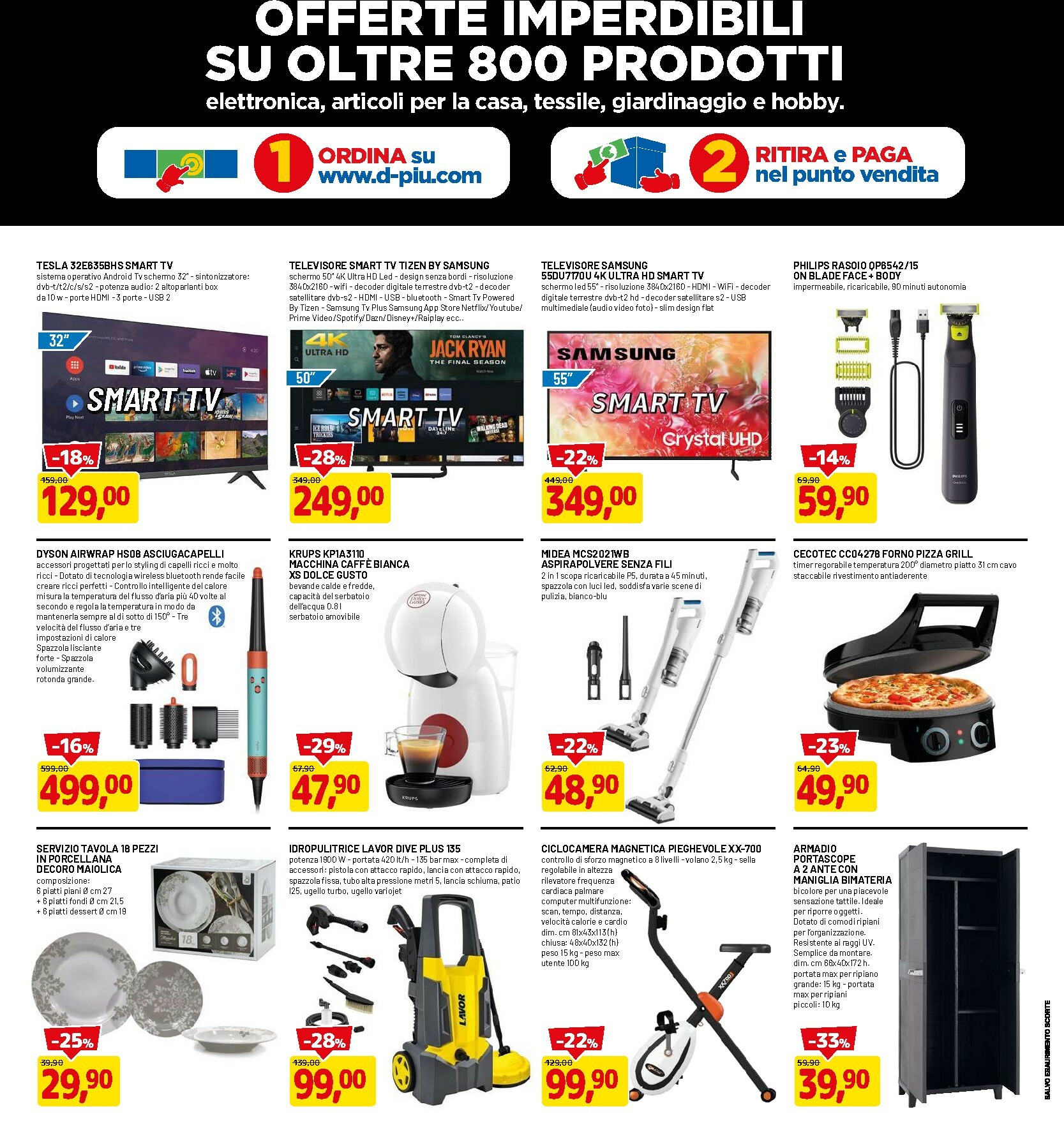 dpiu - Volantino DPiù - Black Friday valido dal 17/11 al 30/11 - page: 19