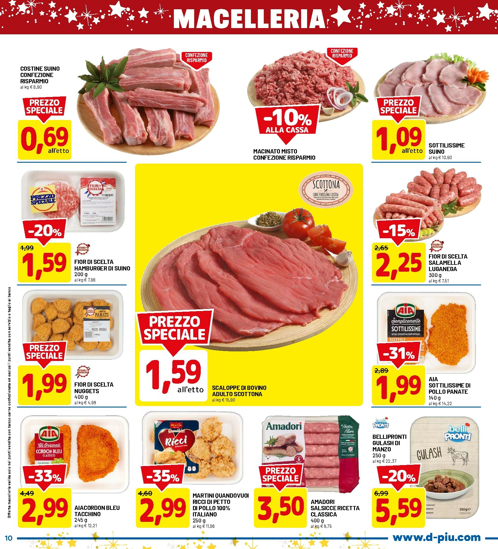 dpiu - Volantino DPiù valido dal 01/12 al 10/12 - page: 10