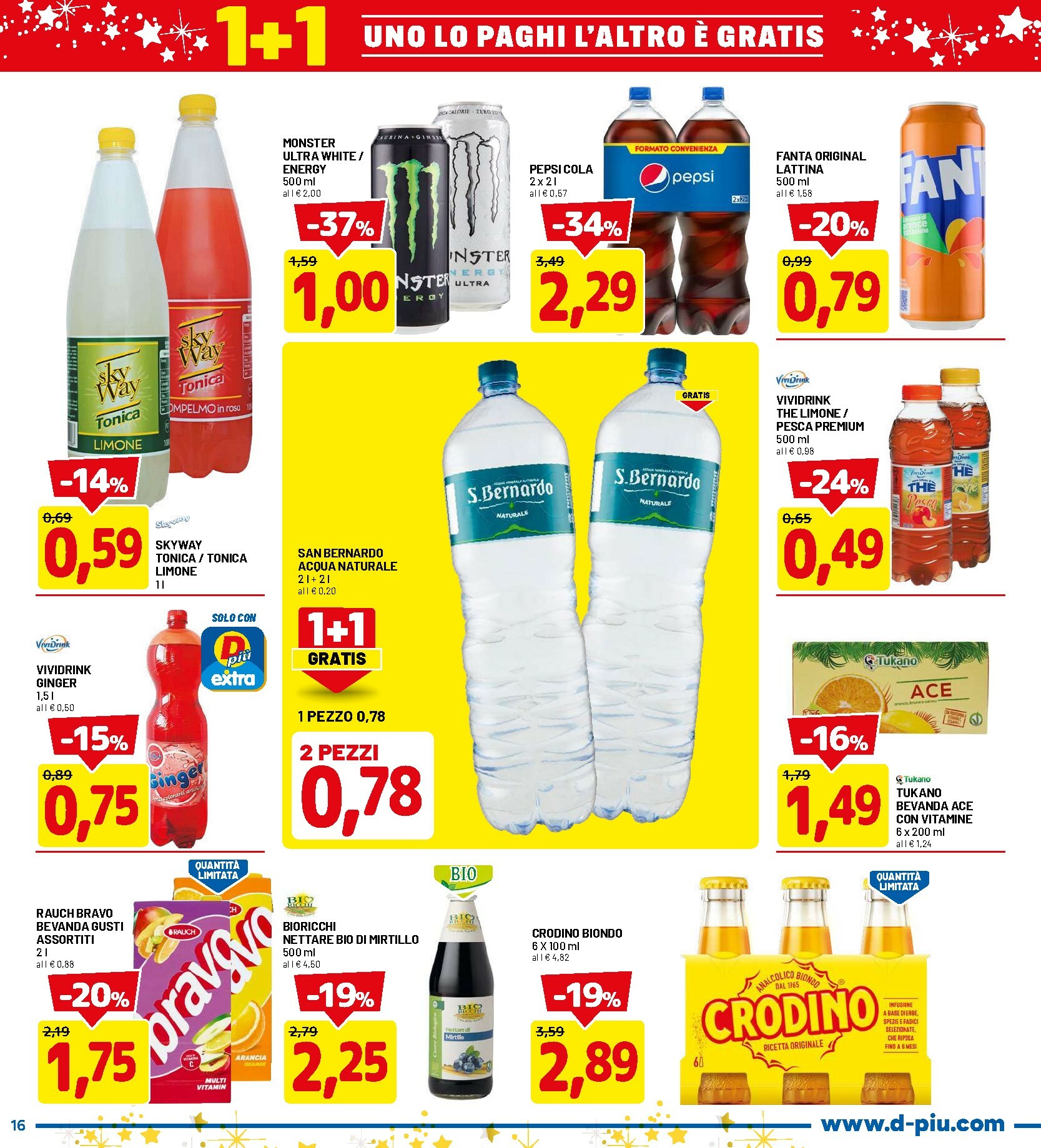 dpiu - Volantino DPiù valido dal 01/12 al 10/12 - page: 16