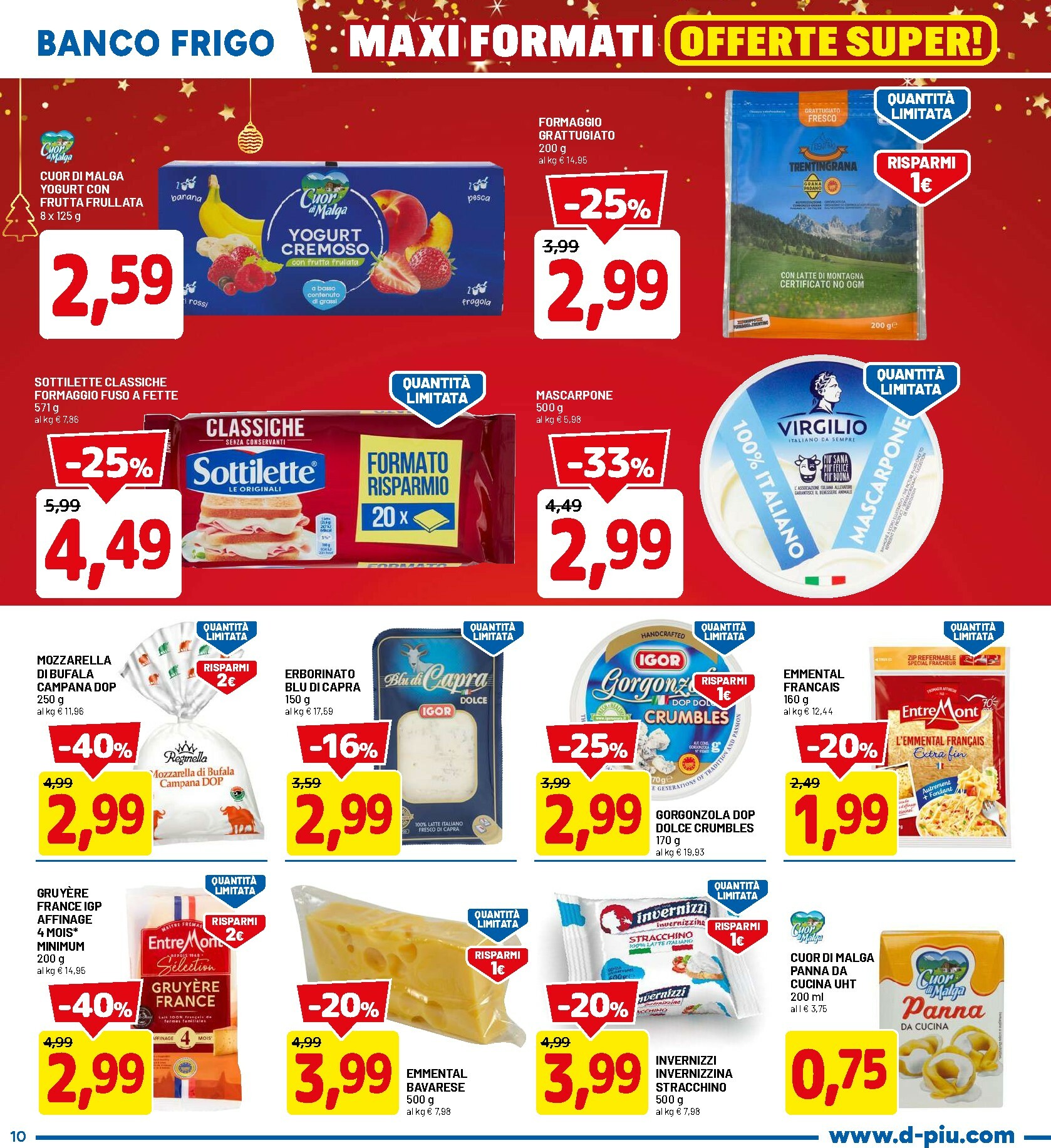 dpiu - Volantino DPiù valido dal 11/12 al 21/12 - page: 10