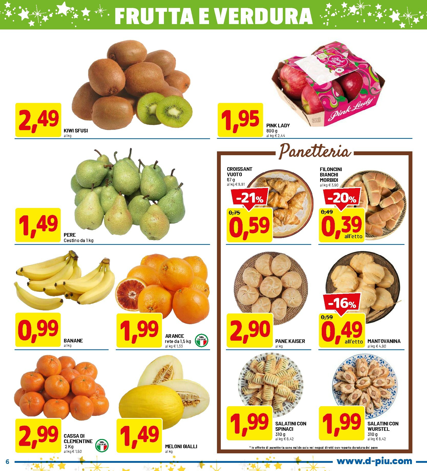 dpiu - Volantino DPiù valido dal 11/12 al 21/12 - page: 6