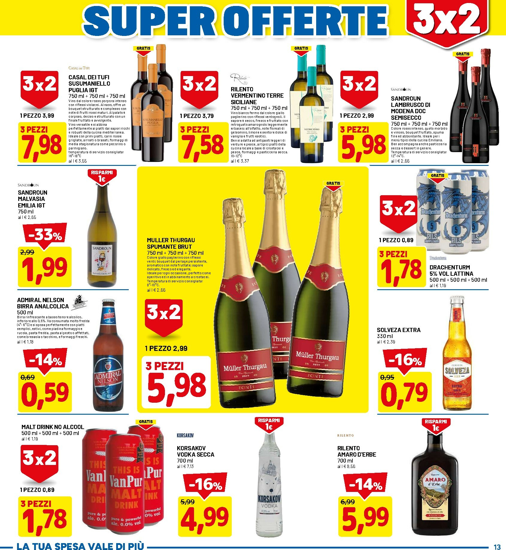 dpiu - Volantino DPiù valido dal 05/01 al 11/01 - page: 13