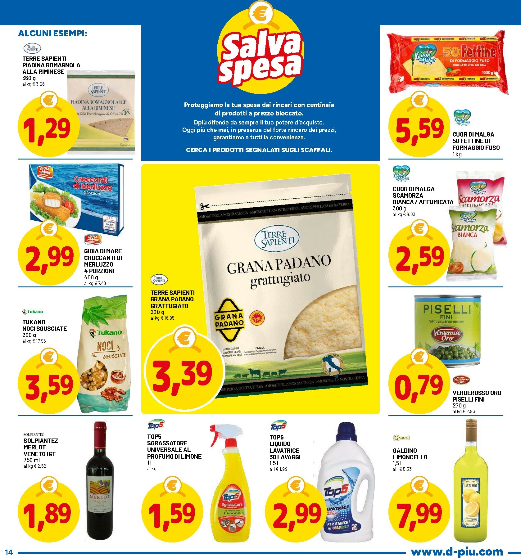 dpiu - Volantino DPiù valido dal 05/01 al 11/01 - page: 14
