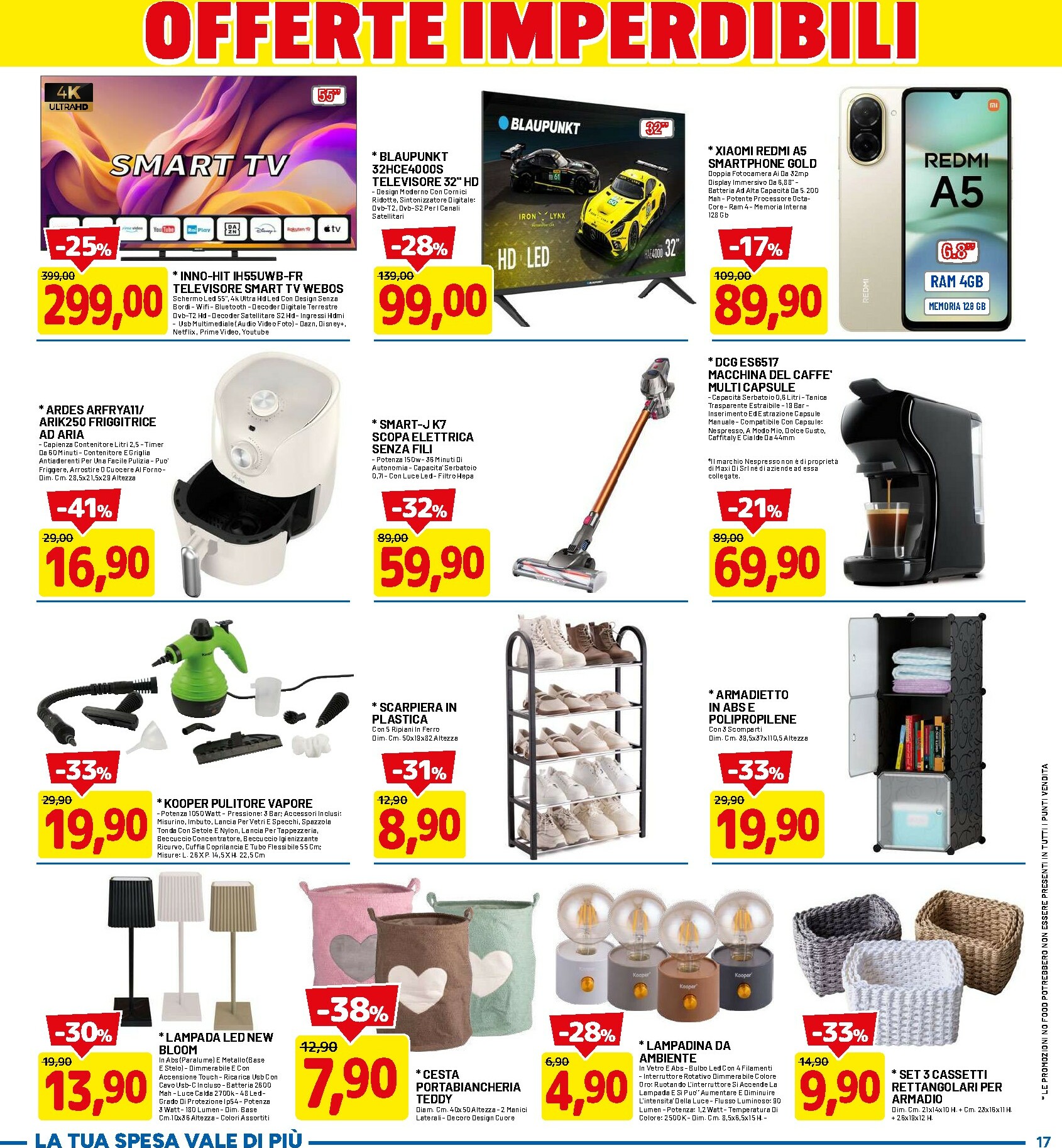 dpiu - Volantino DPiù valido dal 05/01 al 11/01 - page: 17