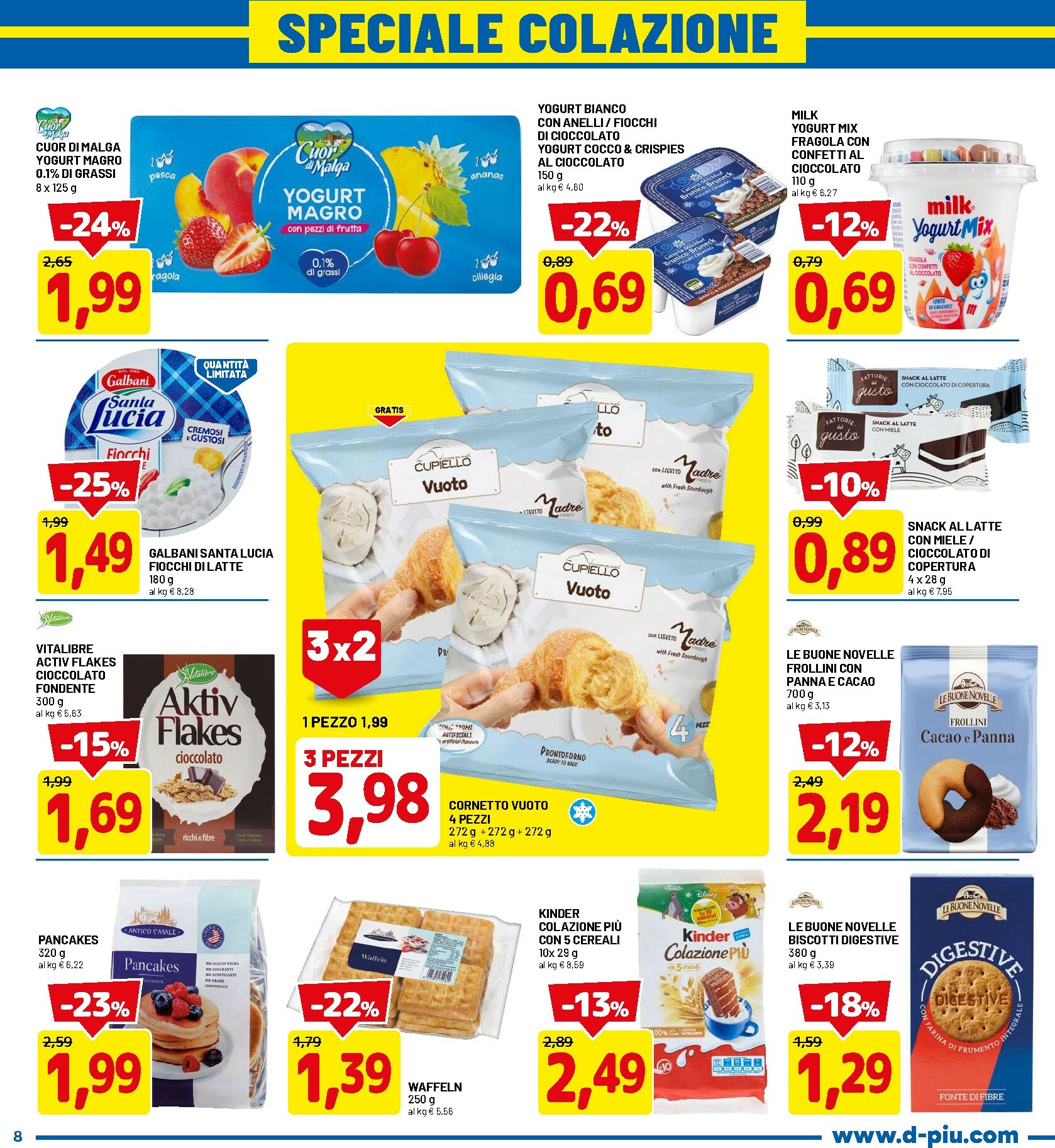 dpiu - Volantino DPiù valido dal 05/01 al 11/01 - page: 8