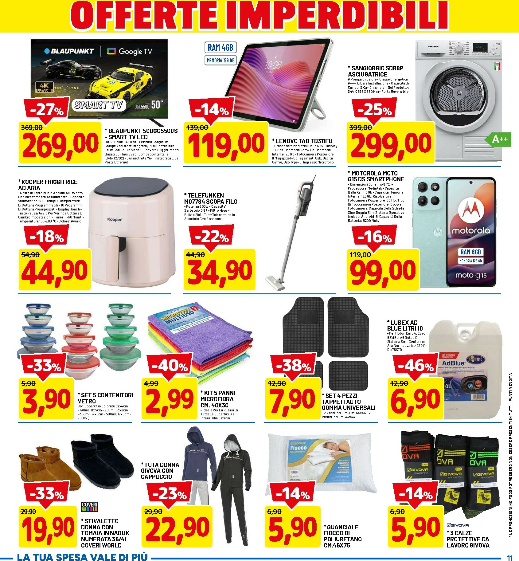 dpiu - Volantino DPiù valido dal 12/01 al 25/01 - page: 11