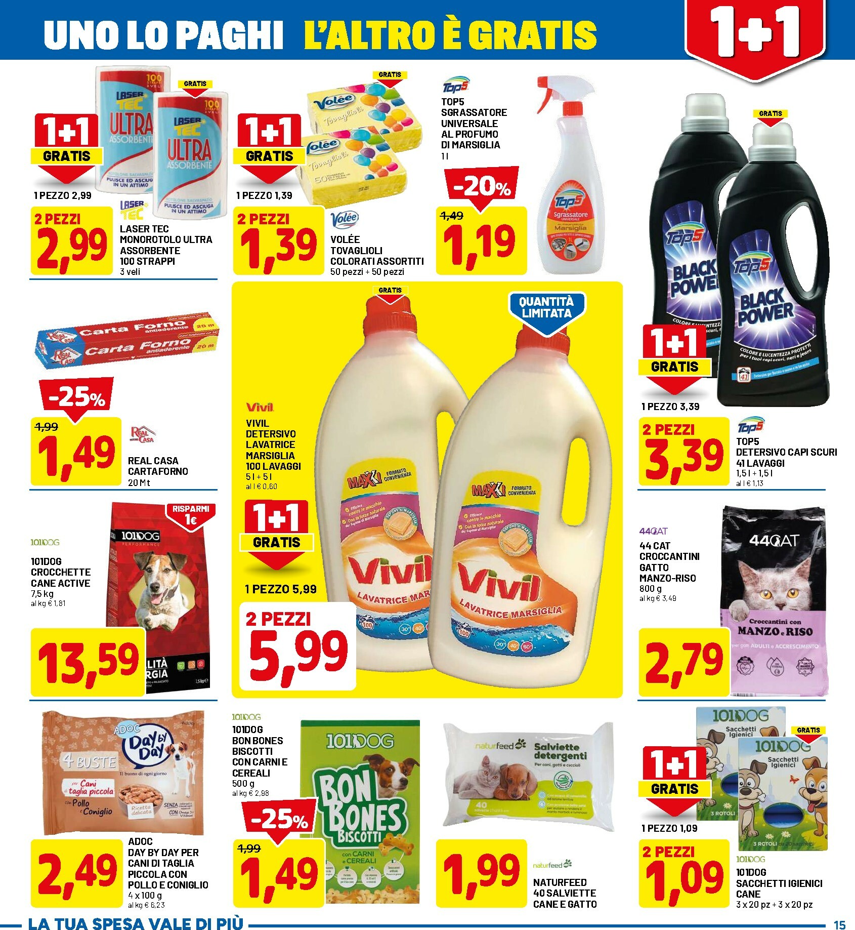 dpiu - Volantino DPiù valido dal 26/01 al 08/02 - page: 15