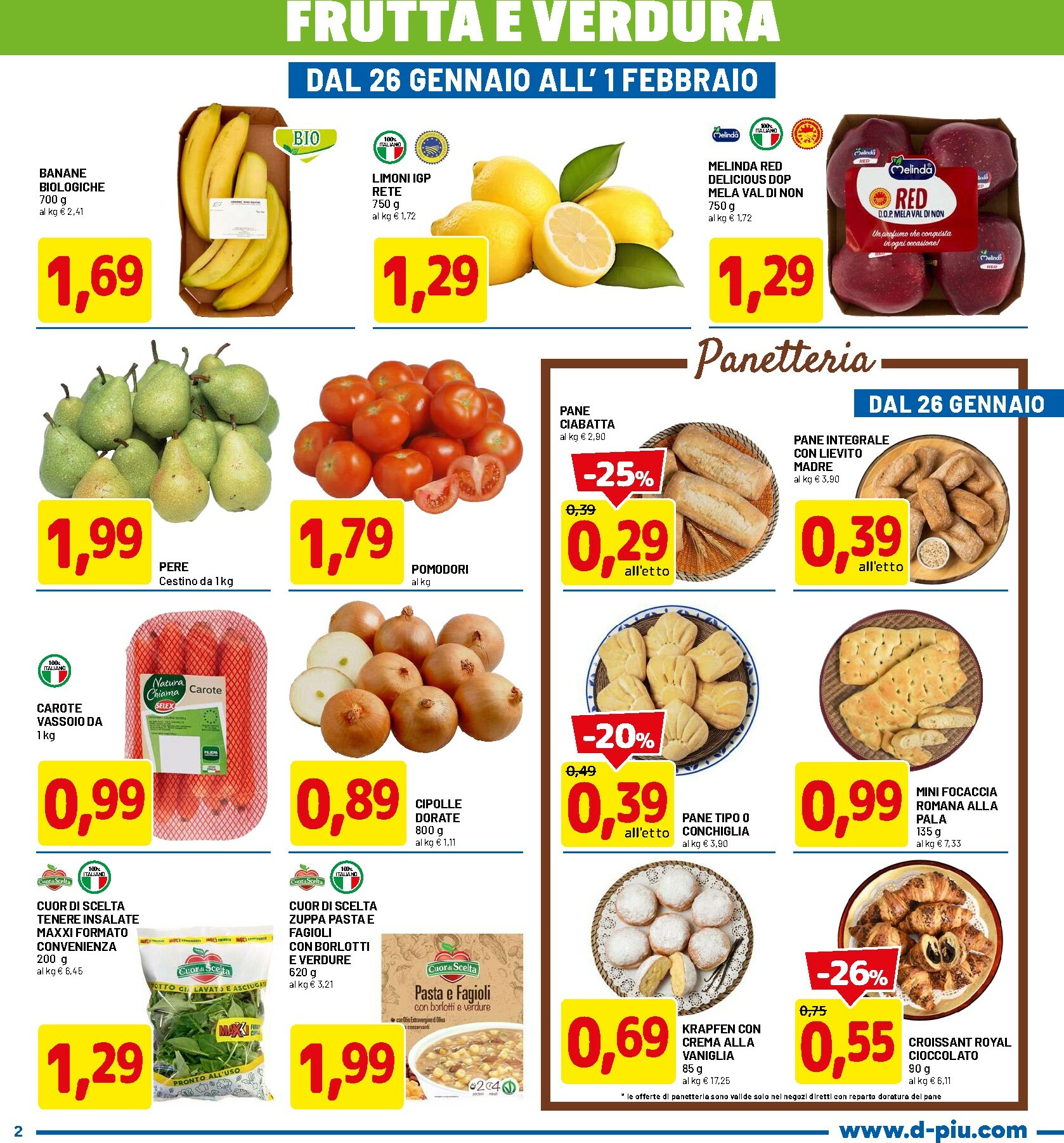dpiu - Volantino DPiù valido dal 26/01 al 08/02 - page: 2