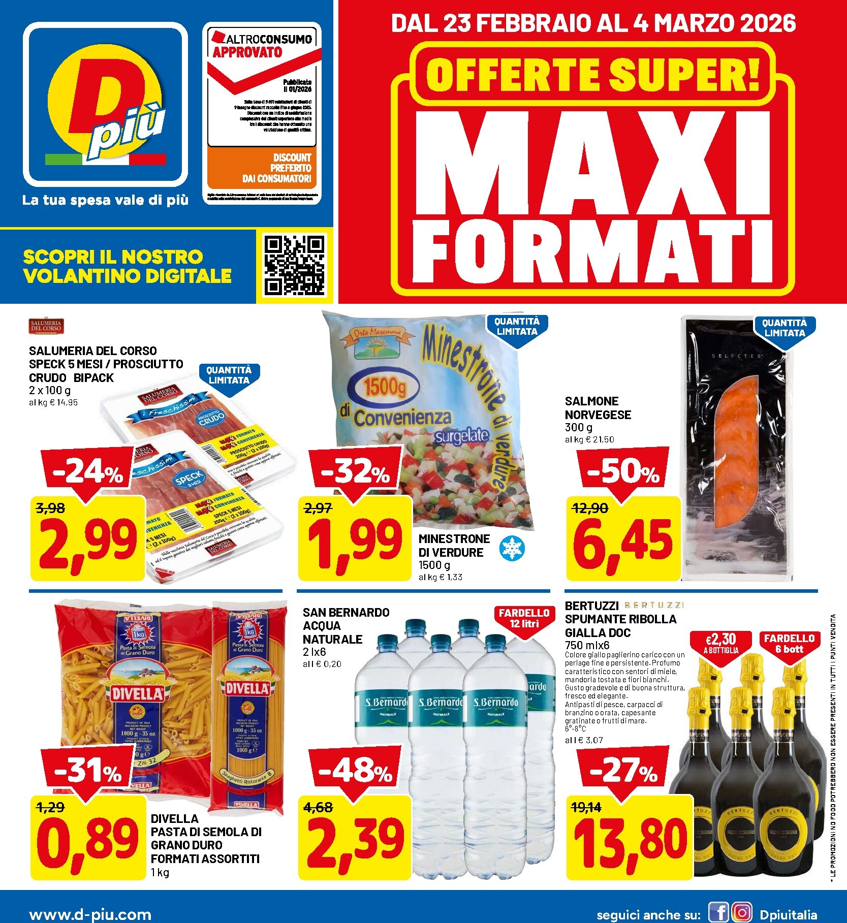 dpiu - Volantino DPiù valido dal 23/02/2026 al 04/03/2026 - page: 1