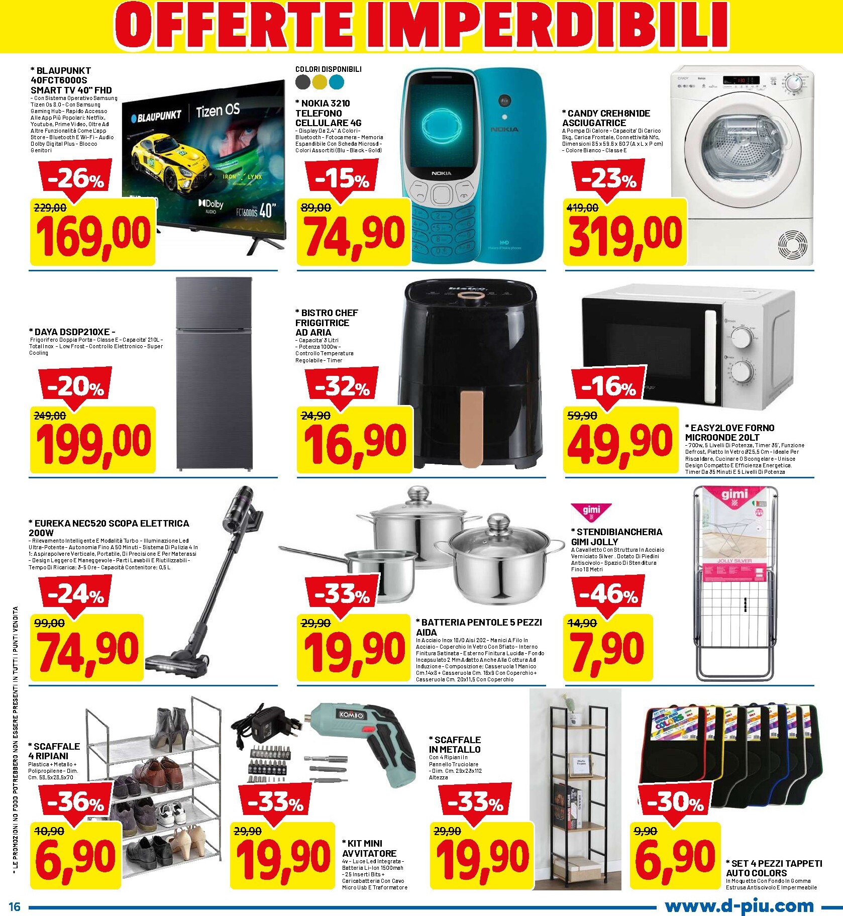 dpiu - Volantino DPiù valido dal 23/02/2026 al 04/03/2026 - page: 16