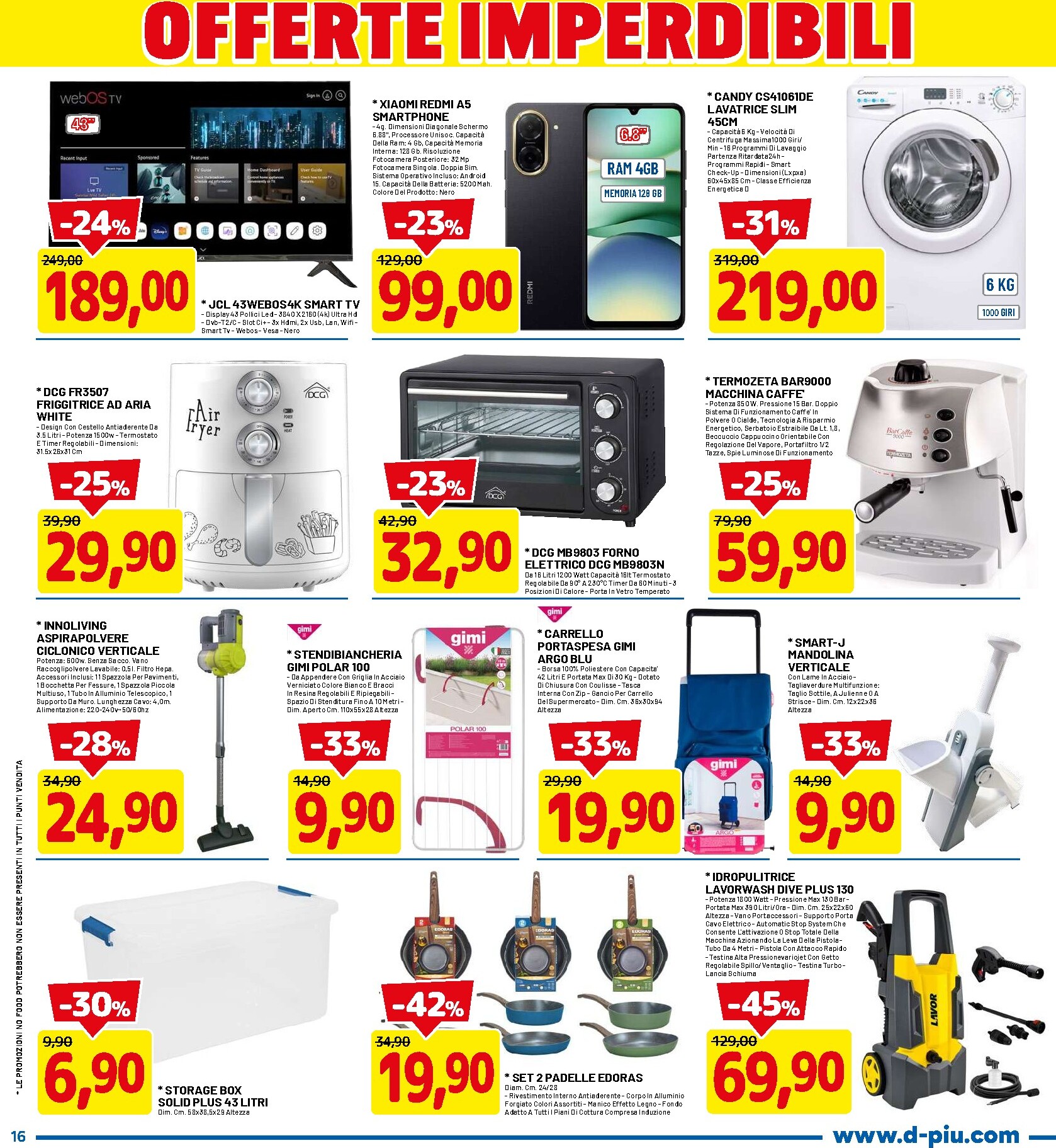 dpiu - Volantino DPiù valido dal 16/03/2026 al 25/03/2026 - page: 16