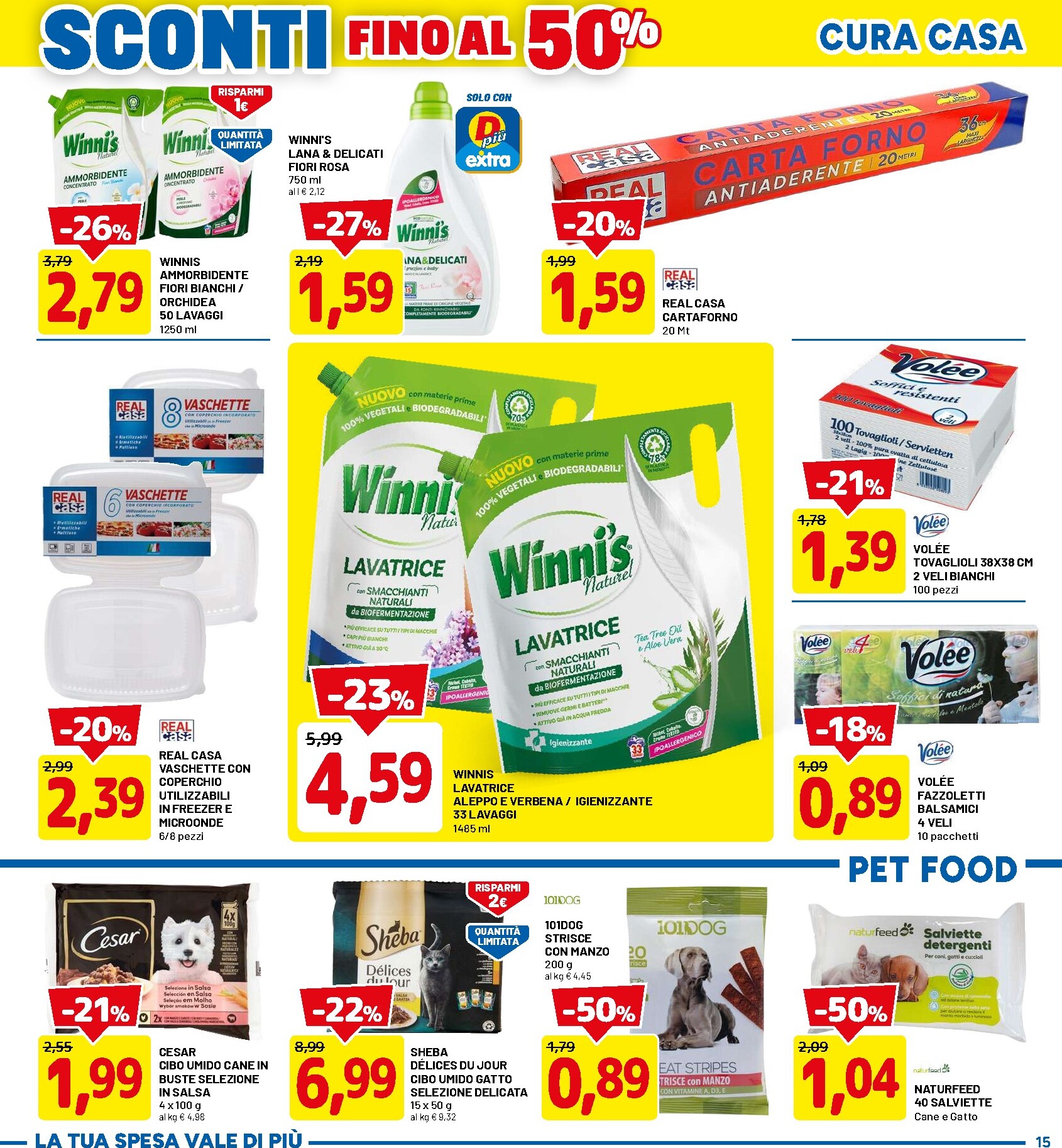 dpiu - Volantino DPiù valido dal 16/03/2026 al 25/03/2026 - page: 15