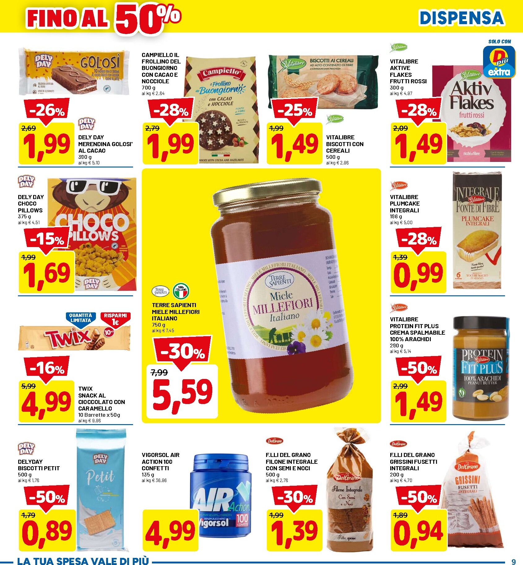 dpiu - Volantino DPiù valido dal 16/03/2026 al 25/03/2026 - page: 9