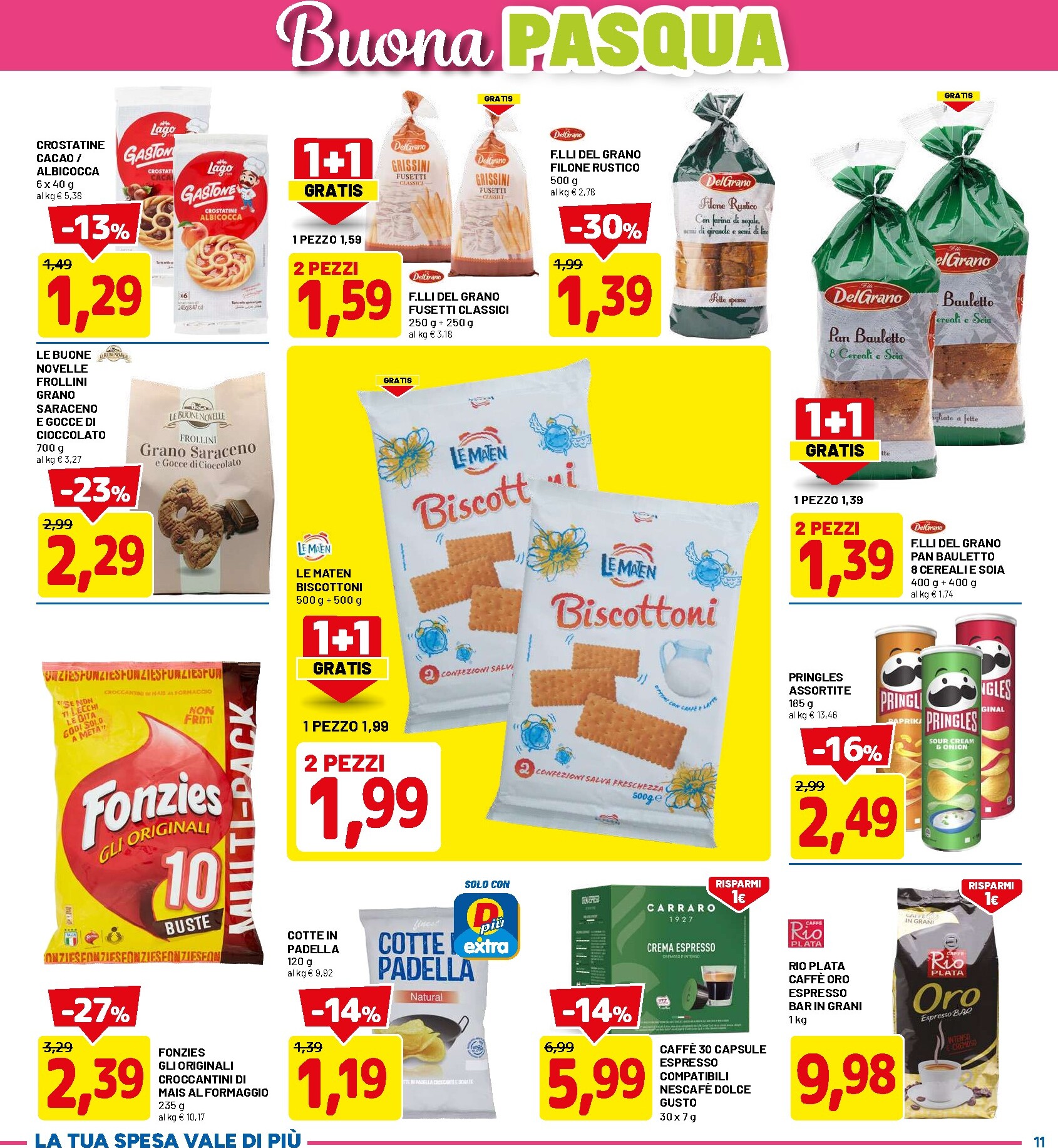 dpiu - Volantino DPiù valido dal 26/03/2026 al 08/04/2026 - page: 11