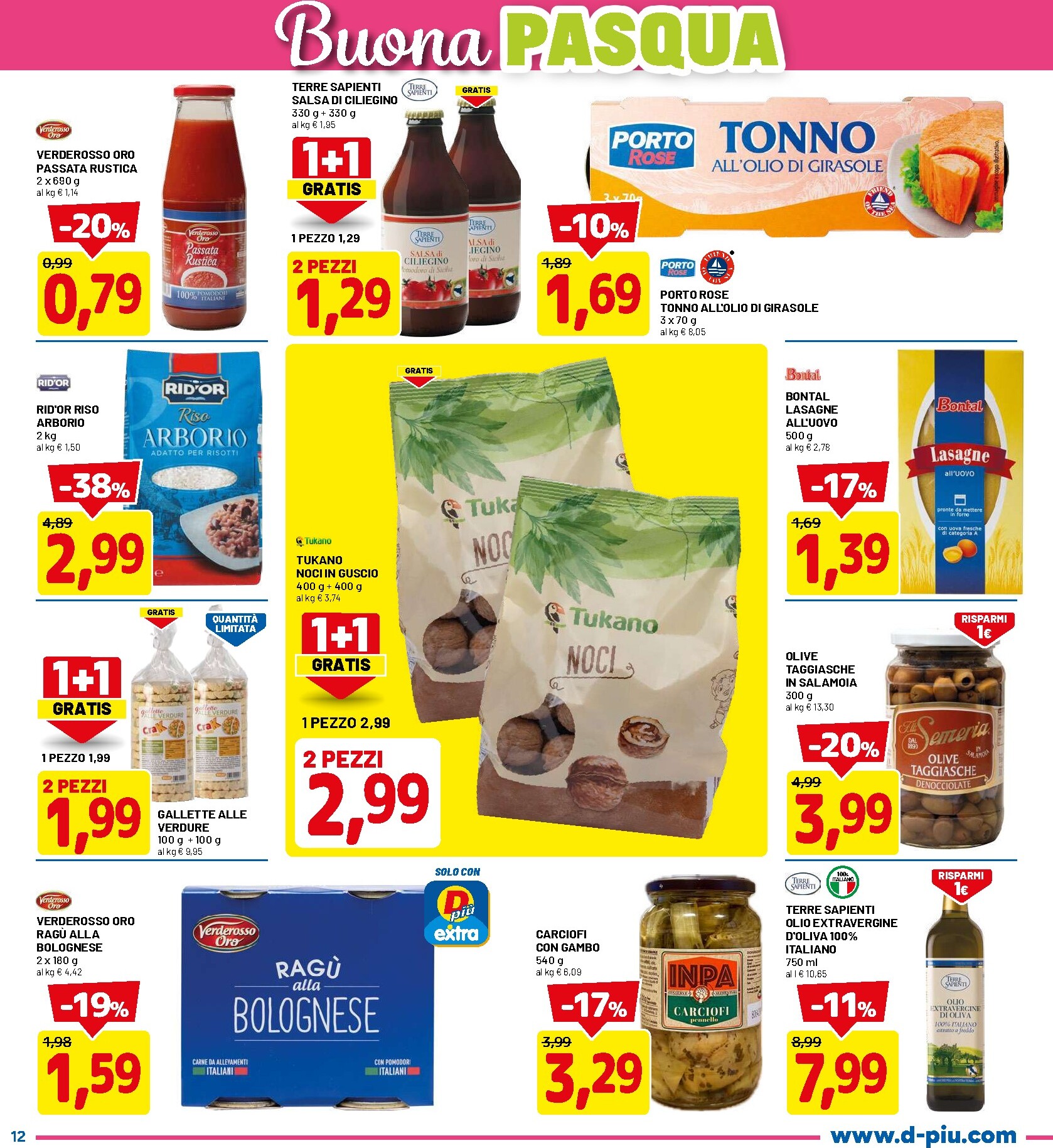 dpiu - Volantino DPiù valido dal 26/03/2026 al 08/04/2026 - page: 12