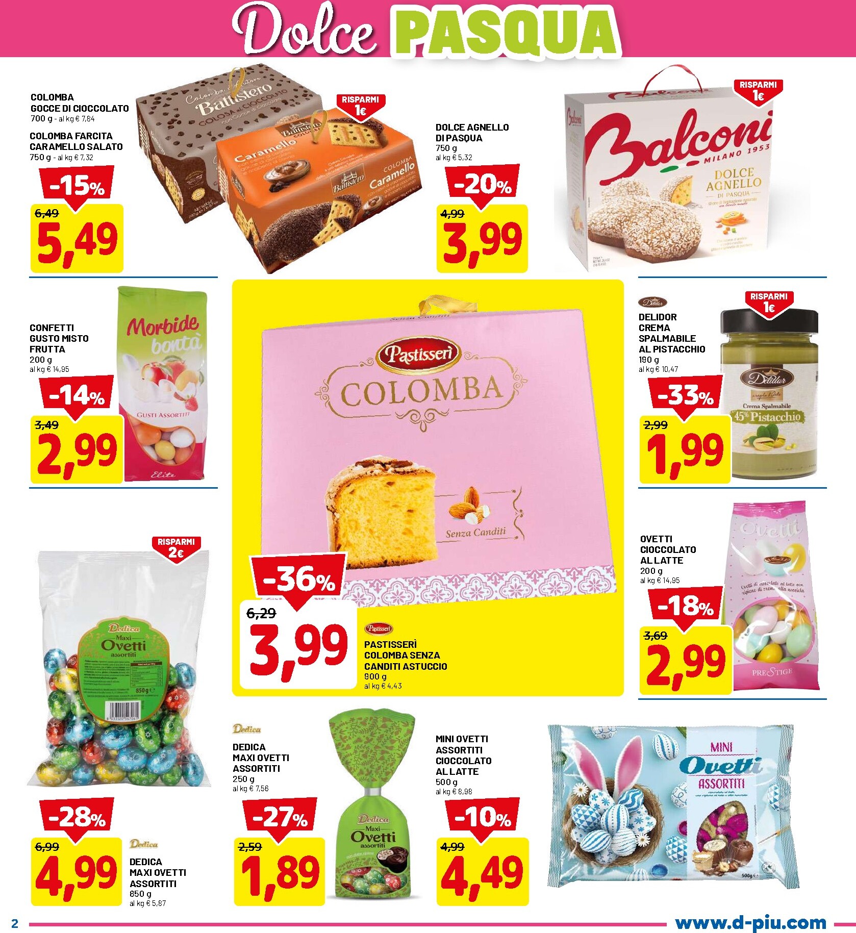 dpiu - Volantino DPiù valido dal 26/03/2026 al 08/04/2026 - page: 2