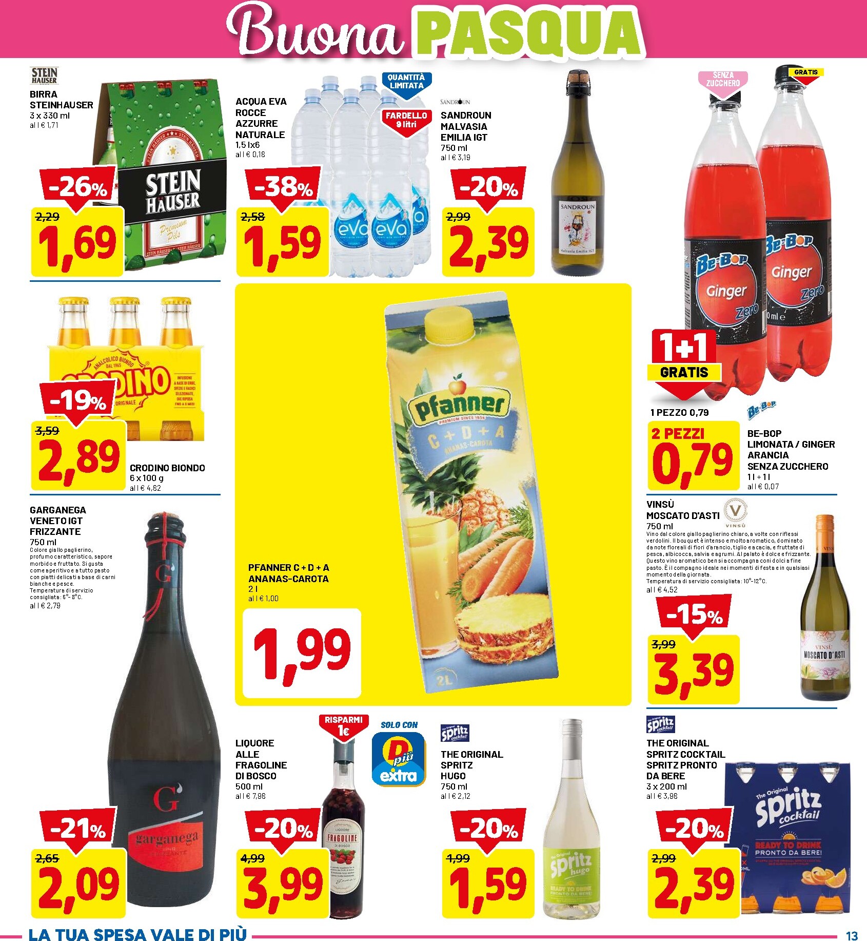 dpiu - Volantino DPiù valido dal 26/03/2026 al 08/04/2026 - page: 13
