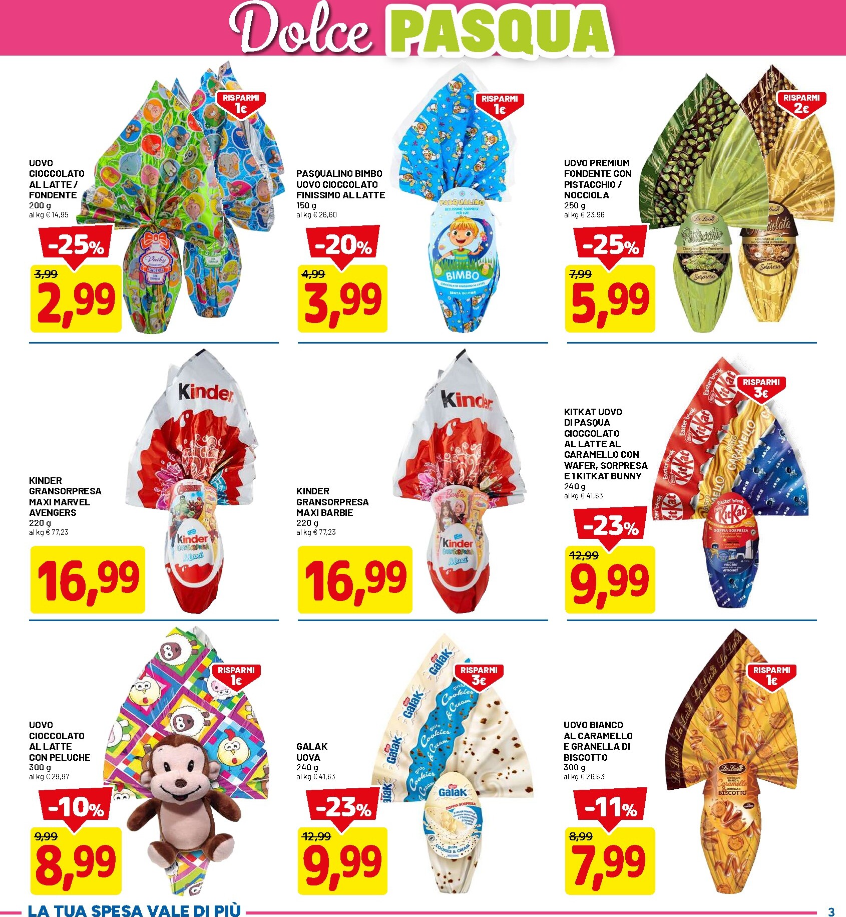 dpiu - Volantino DPiù valido dal 26/03/2026 al 08/04/2026 - page: 3
