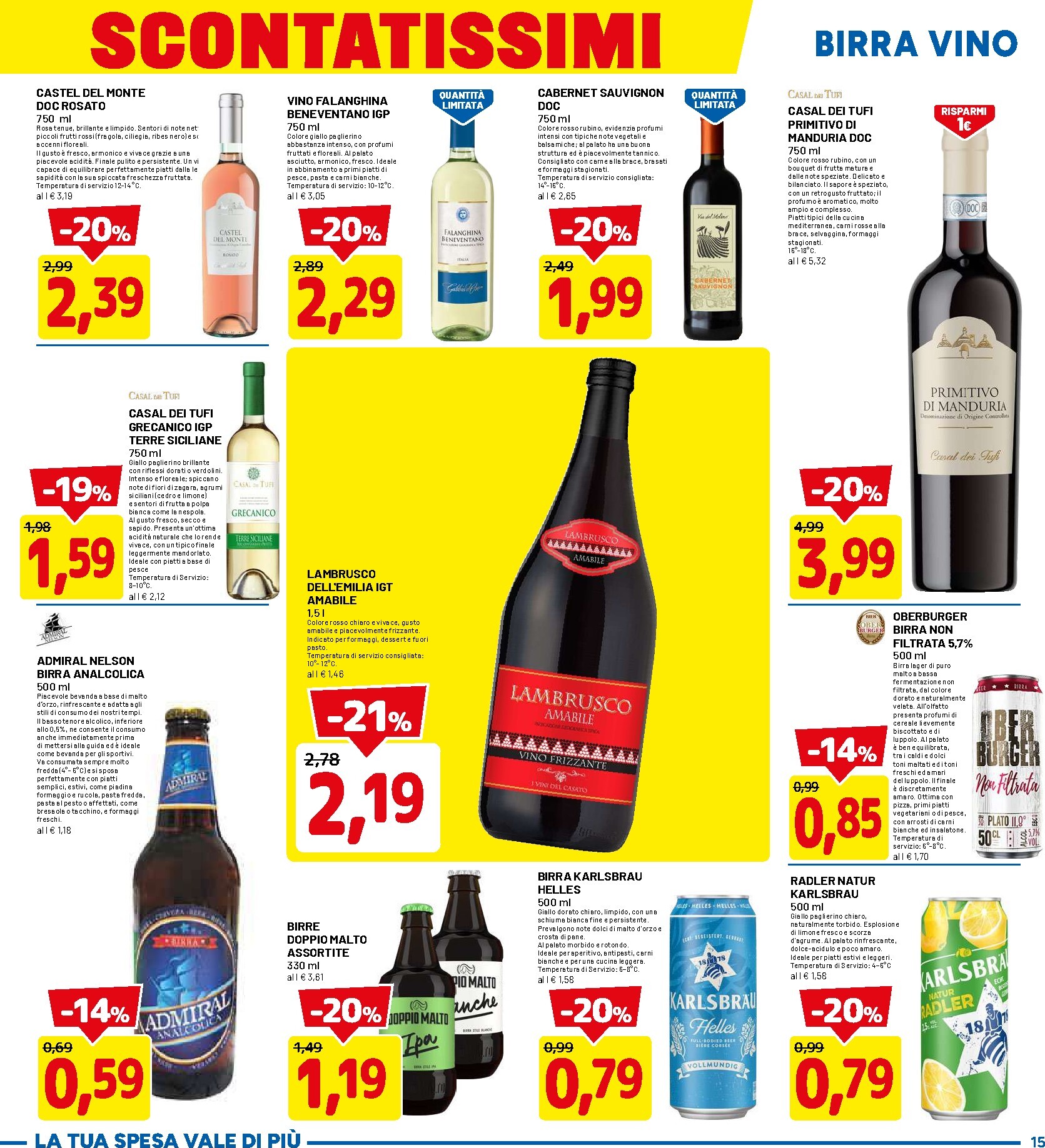 dpiu - Volantino DPiù valido dal 09/04/2026 al 18/04/2026 - page: 15