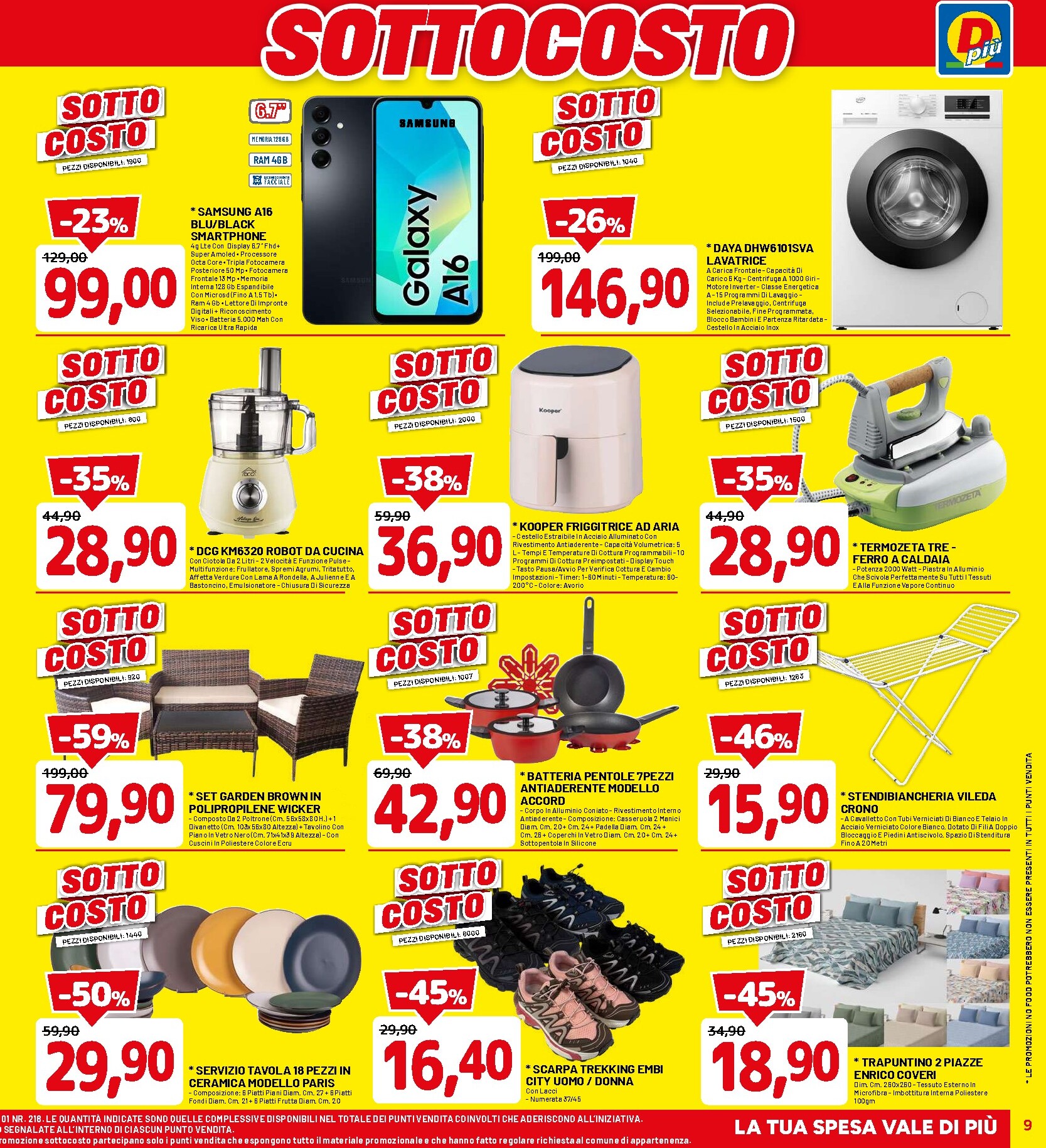 dpiu - Volantino DPiù valido dal 09/04/2026 al 18/04/2026 - page: 9