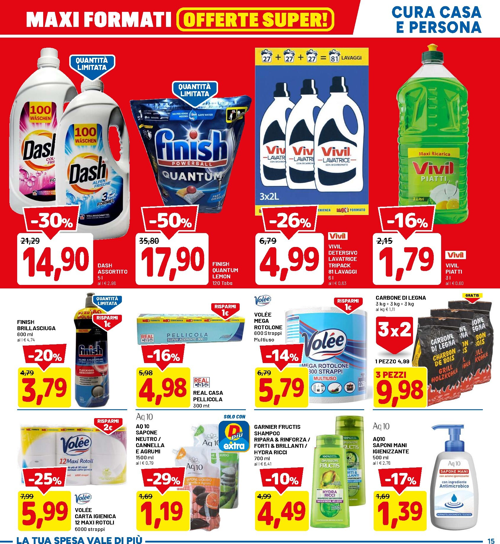 dpiu - Volantino DPiù per la prossima settimana dal lunedì 20/04/2026 al mercoledì 29/04/2026 - page: 15
