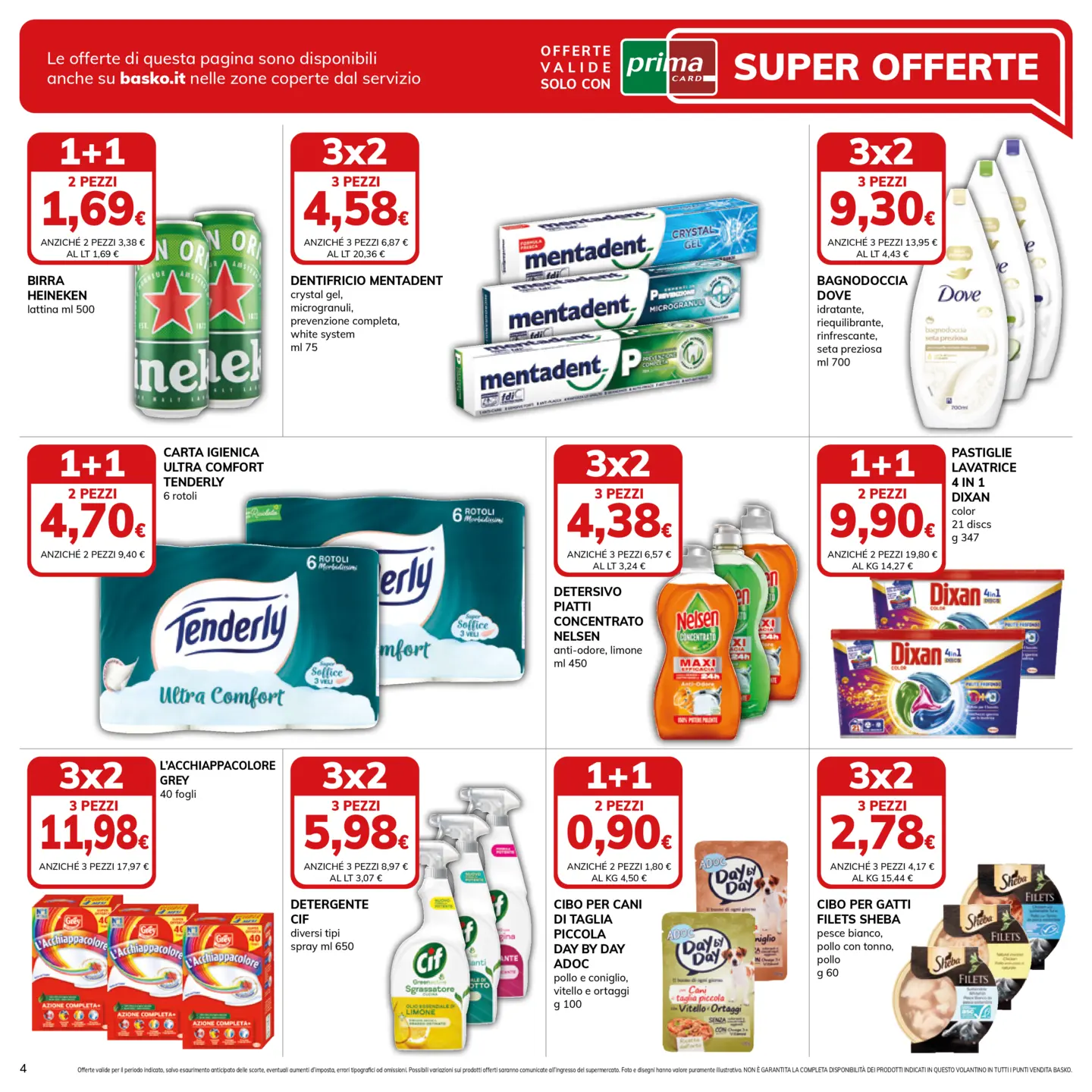 basko - Volantino attuale di Basko - Super offerte valido dal mercoledì 03/06/2026 al lunedì 15/06/2026 - page: 4